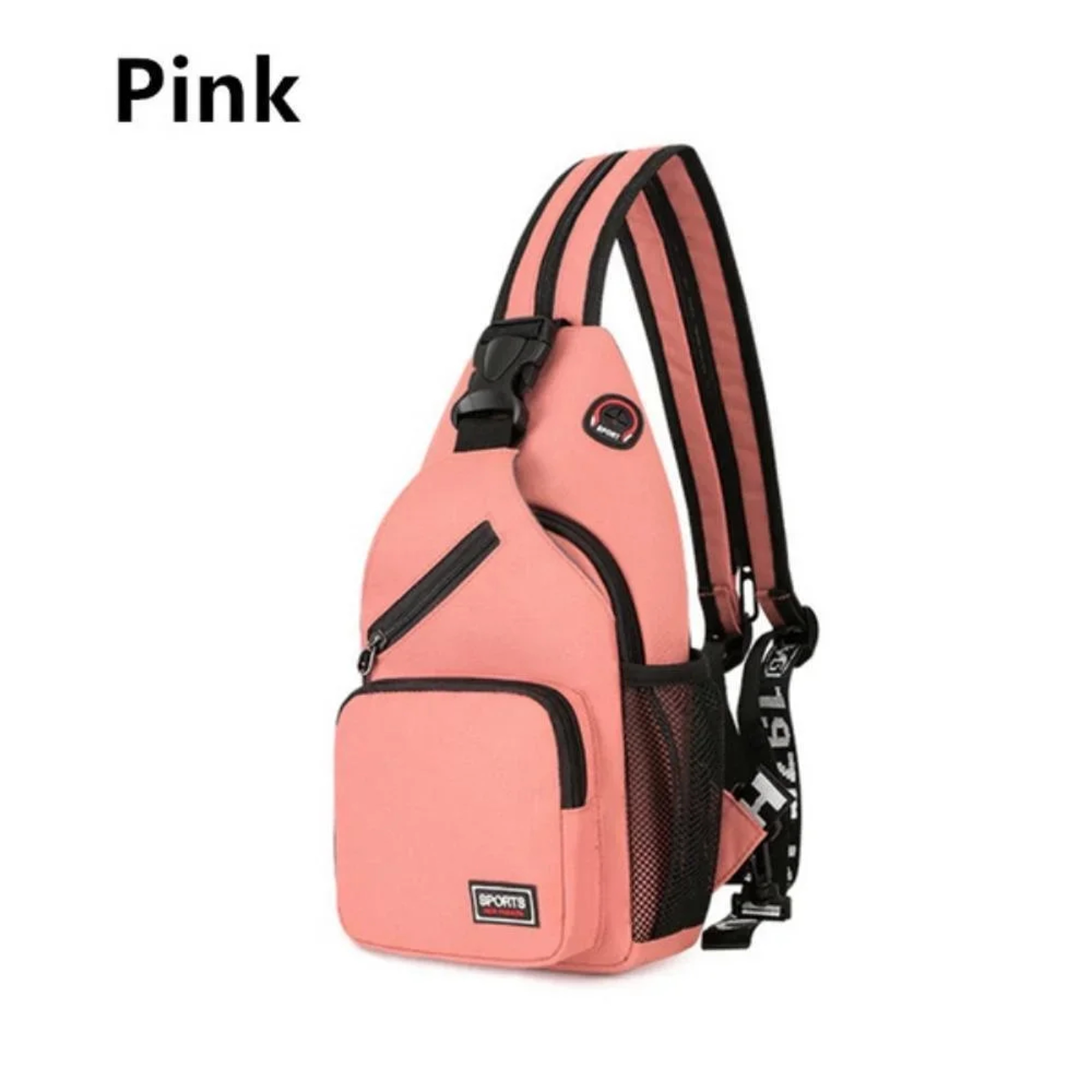 Unisex Messenger Shoulder Bag, Multi-functional Travel Backpack with Headphone Hole, Chest Bag for Men & Women – view 9
