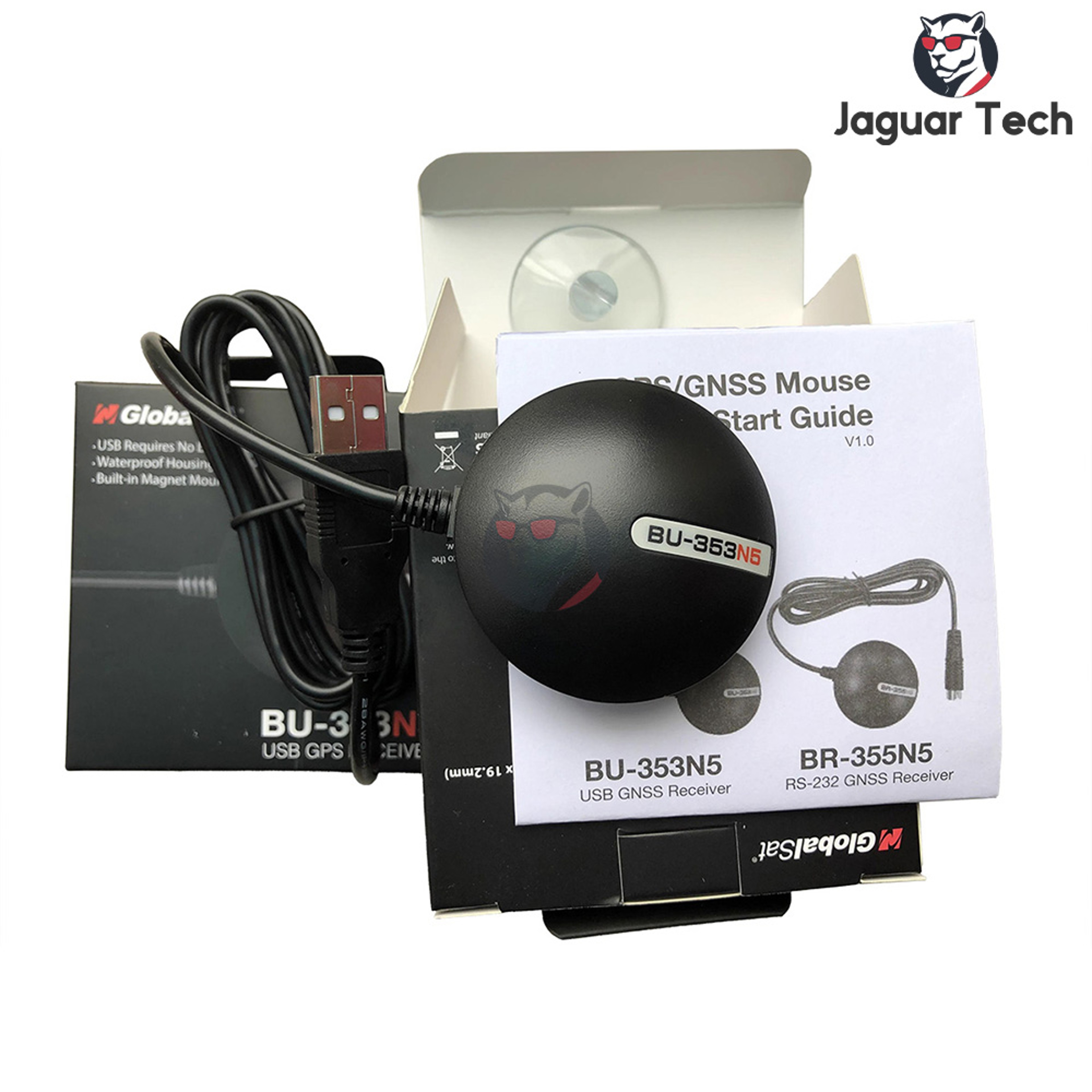 GlobalSat BU-353N5 USB GPS Receiver, Waterproof, High-Sensitivity G-Mouse for Navigation, Replaces BU-353S4 – view 4