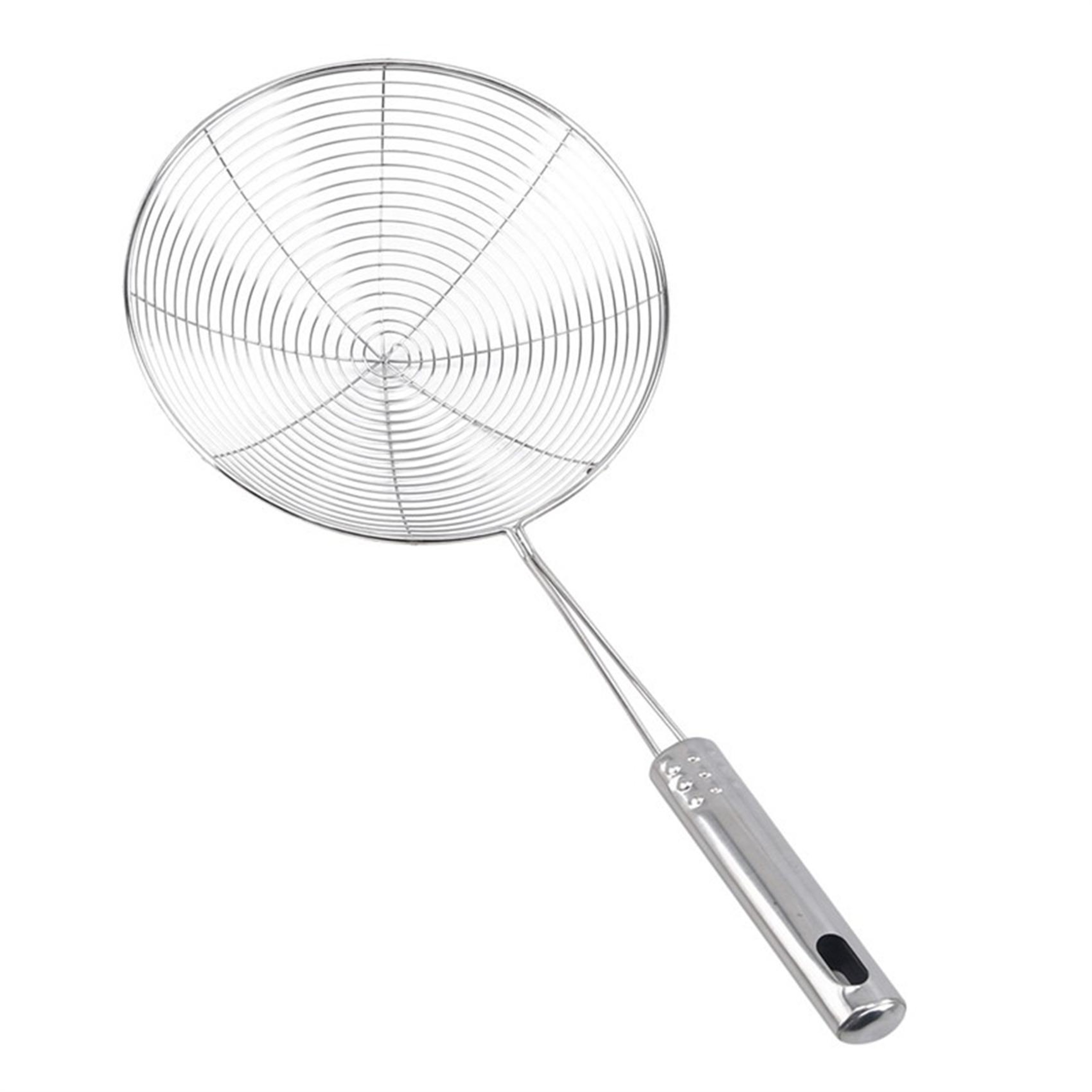 Professional Grade Stainless Steel Frying Strainer, Wire Mesh Skimmer, Colander Spoon for French Fries, Kitchen Supplies – view 12