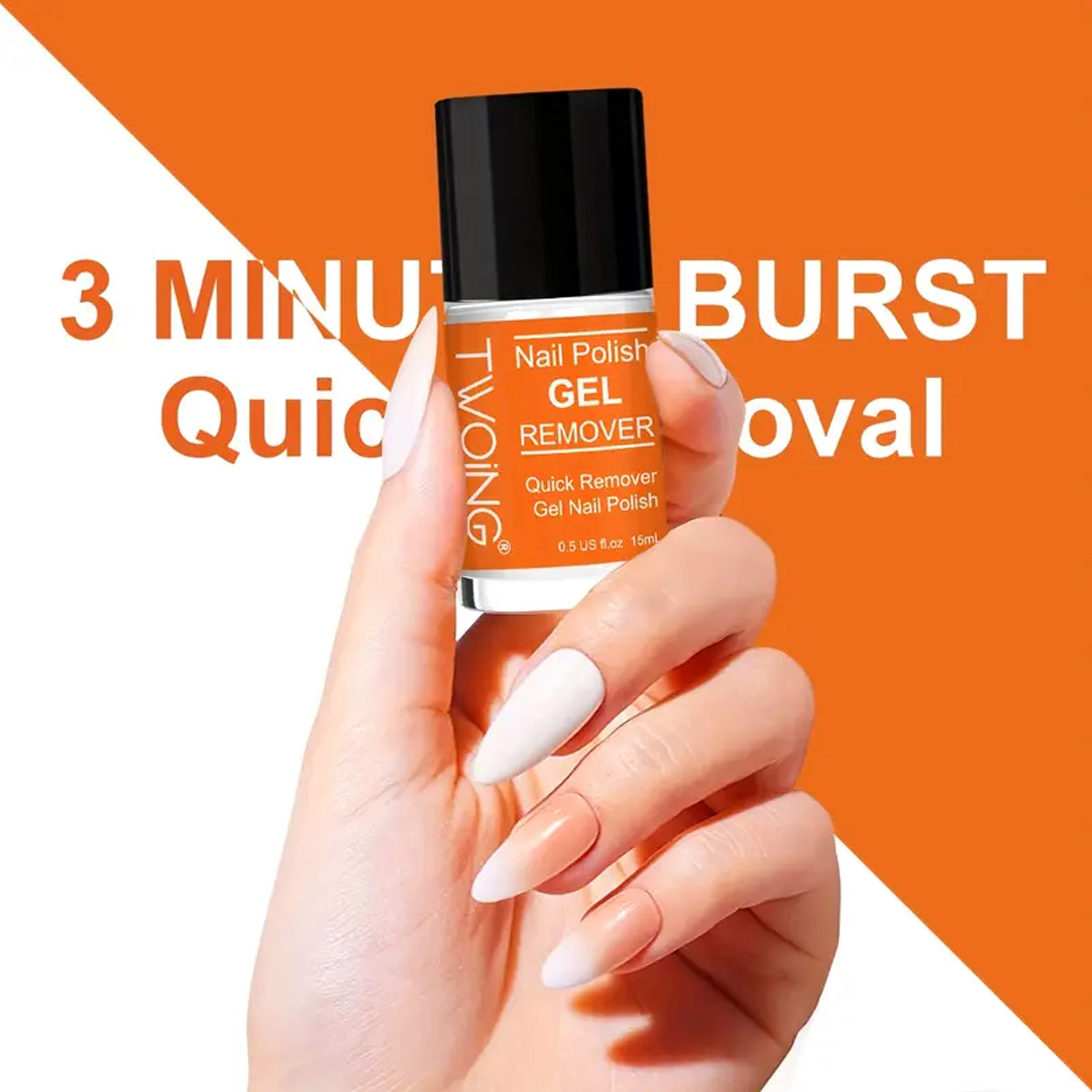 Nail Polish Gel Remover Set, Fast Quick Remover Polish, With Gel Nail Polish Remover, Nail Latex Tape for Nail Salon – view 2