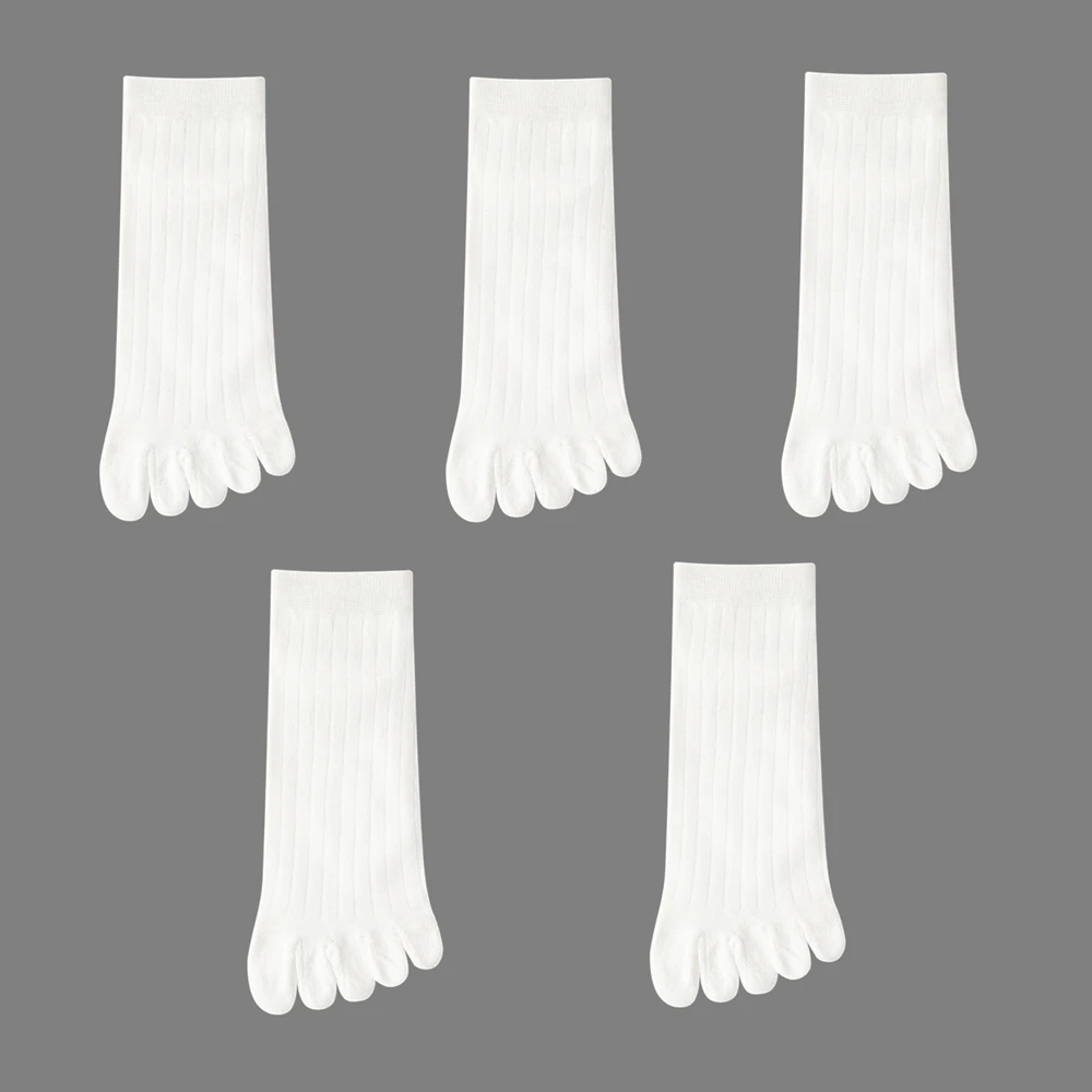 5 Pairs Mens Five Finger Socks, Summer Thin Cotton Toe Socks with Separate Fingers, Low Cut Ankle Sports Socks – view 10
