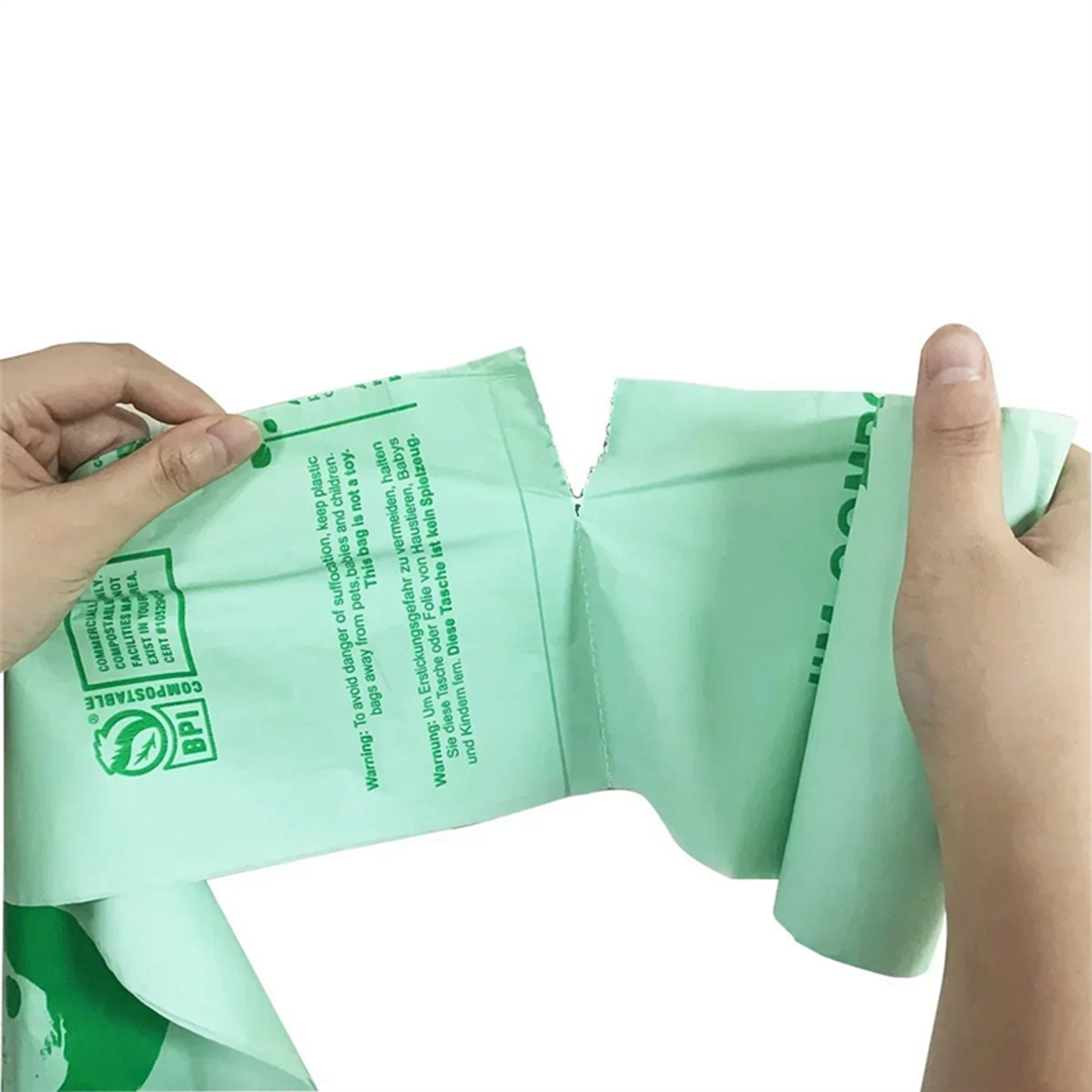 RMWIN-Biodegradable Compostable Trash Bags Corn Starch Garbage Bags, Eco-Friendly Kitchen Food Waste Bags & Scraps – view 3