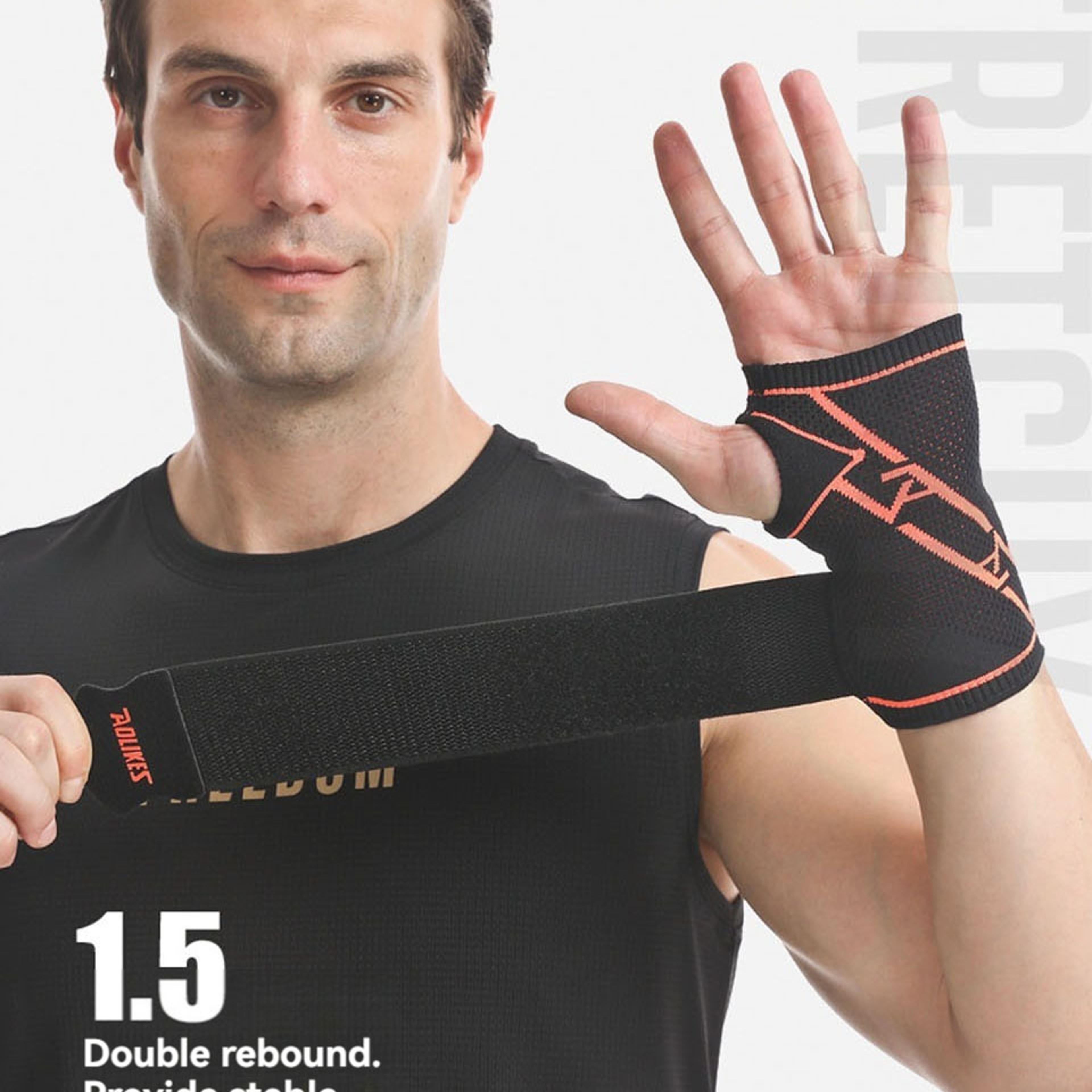 Elastic Sports Wristband Hand Brace, Wrist Protector, Wrist Guard Support, Arthritis Gloves Sprain Band – view 4