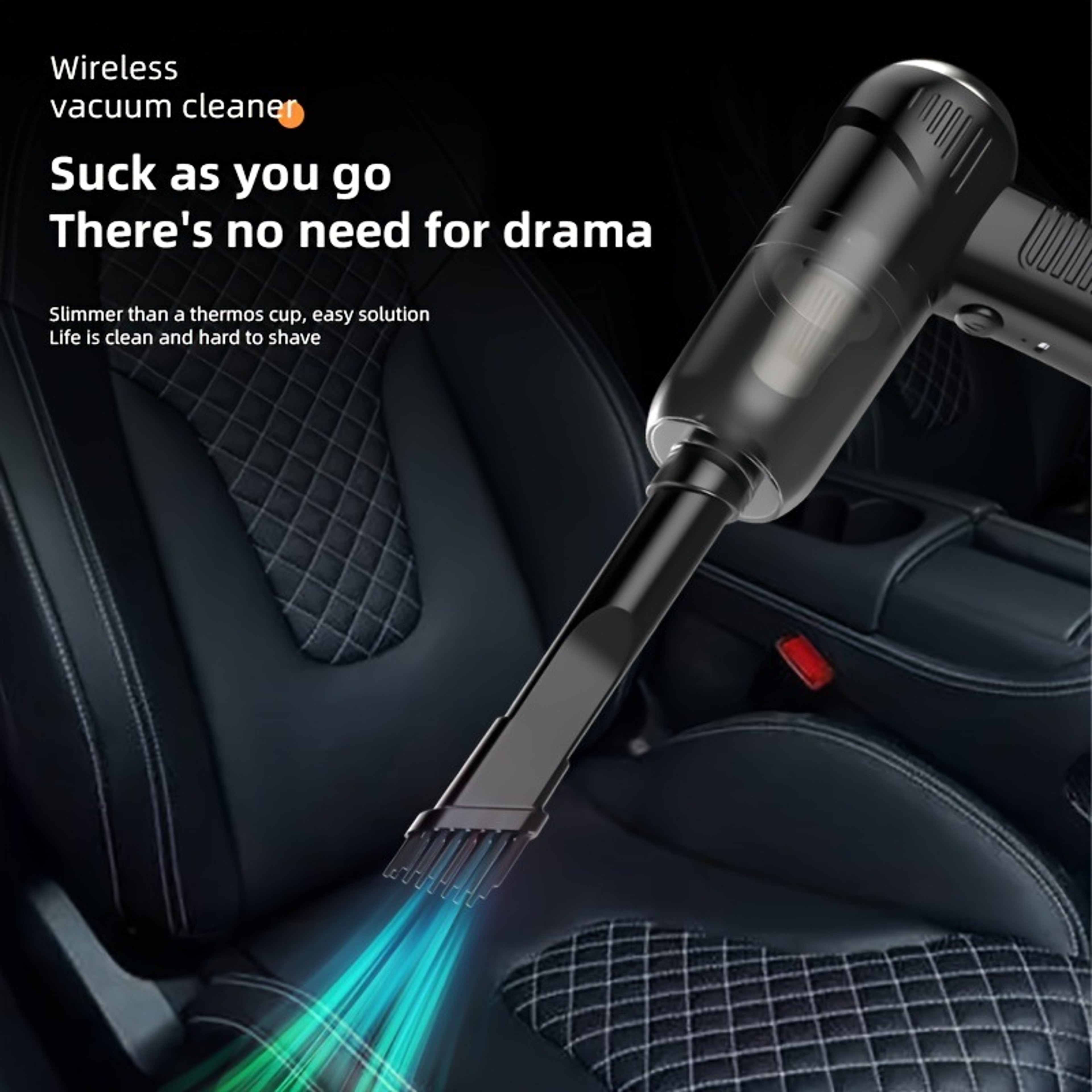 Car Vacuum Cleaner Suction Blow Portable Wireless Handheld Charging Mini Small Auto Vacuum Aspirado 1