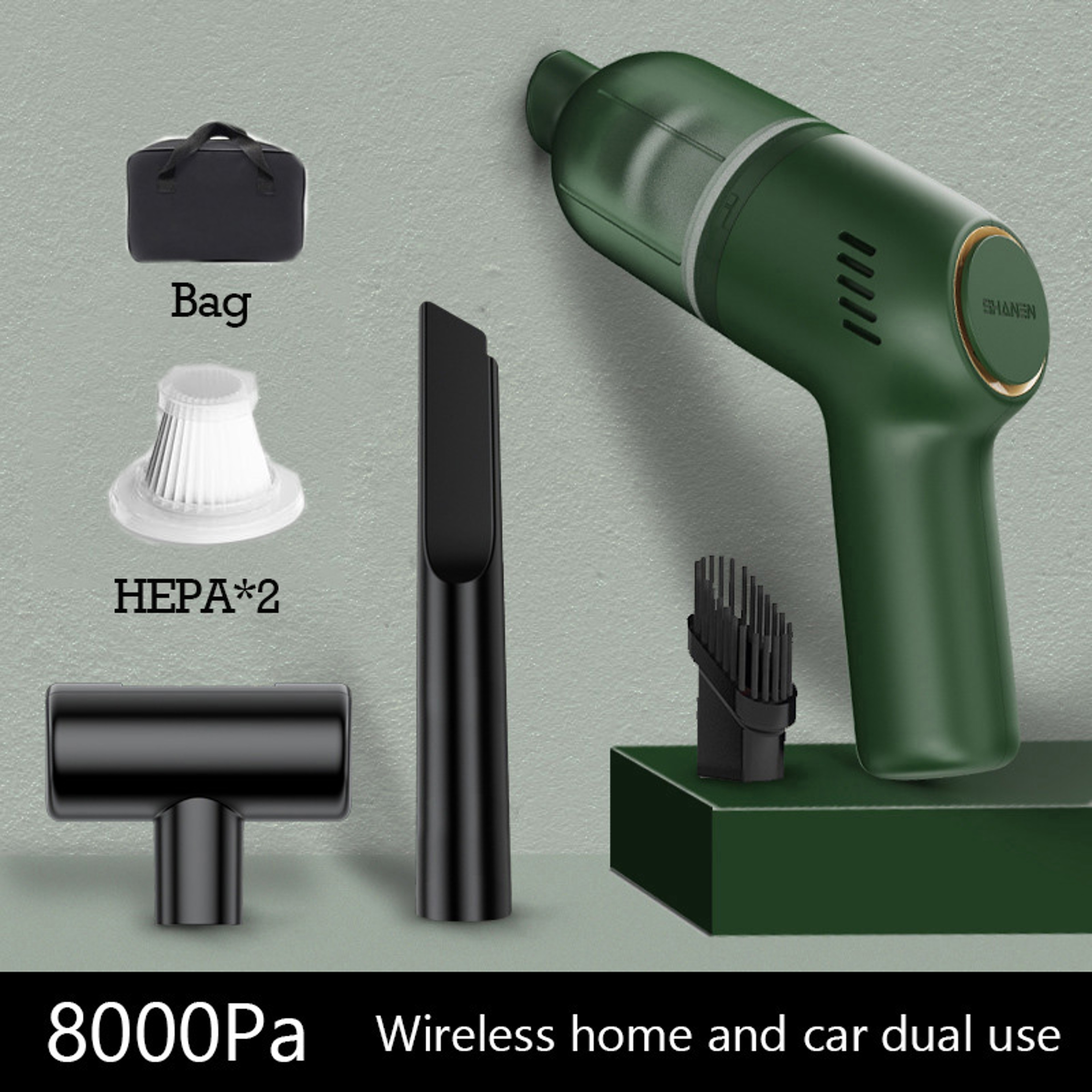 Wireless Portable Car Vacuum Cleaner for Machine Home, 8000Pa Strong Suction Appliance, Handheld Car Cleaning Products – view 7