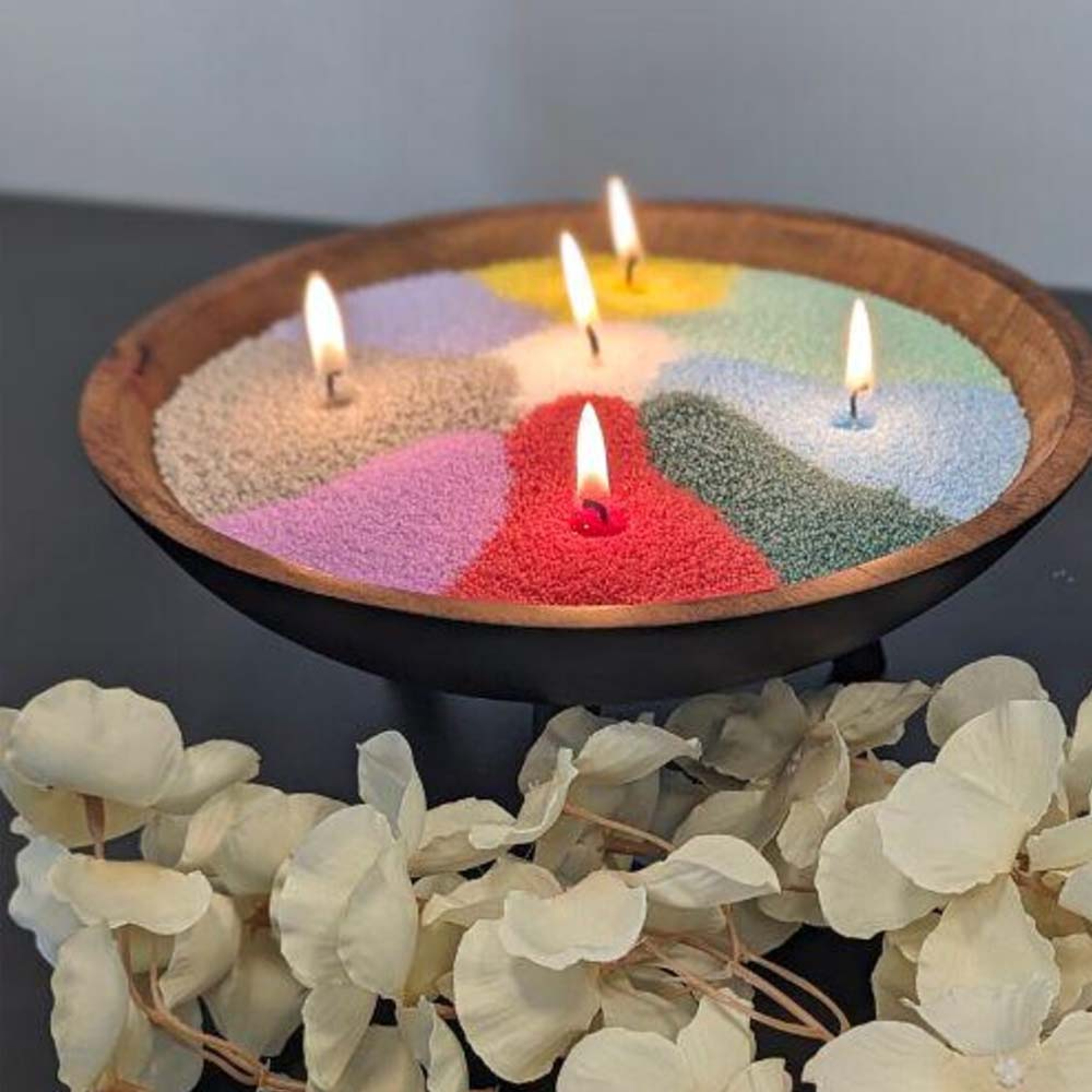 Sand Wax Candle Making Kit, 10 Colors Wax with Wicks, Beginner DIY Craft Kit for Decorative, Layered Candles – view 3