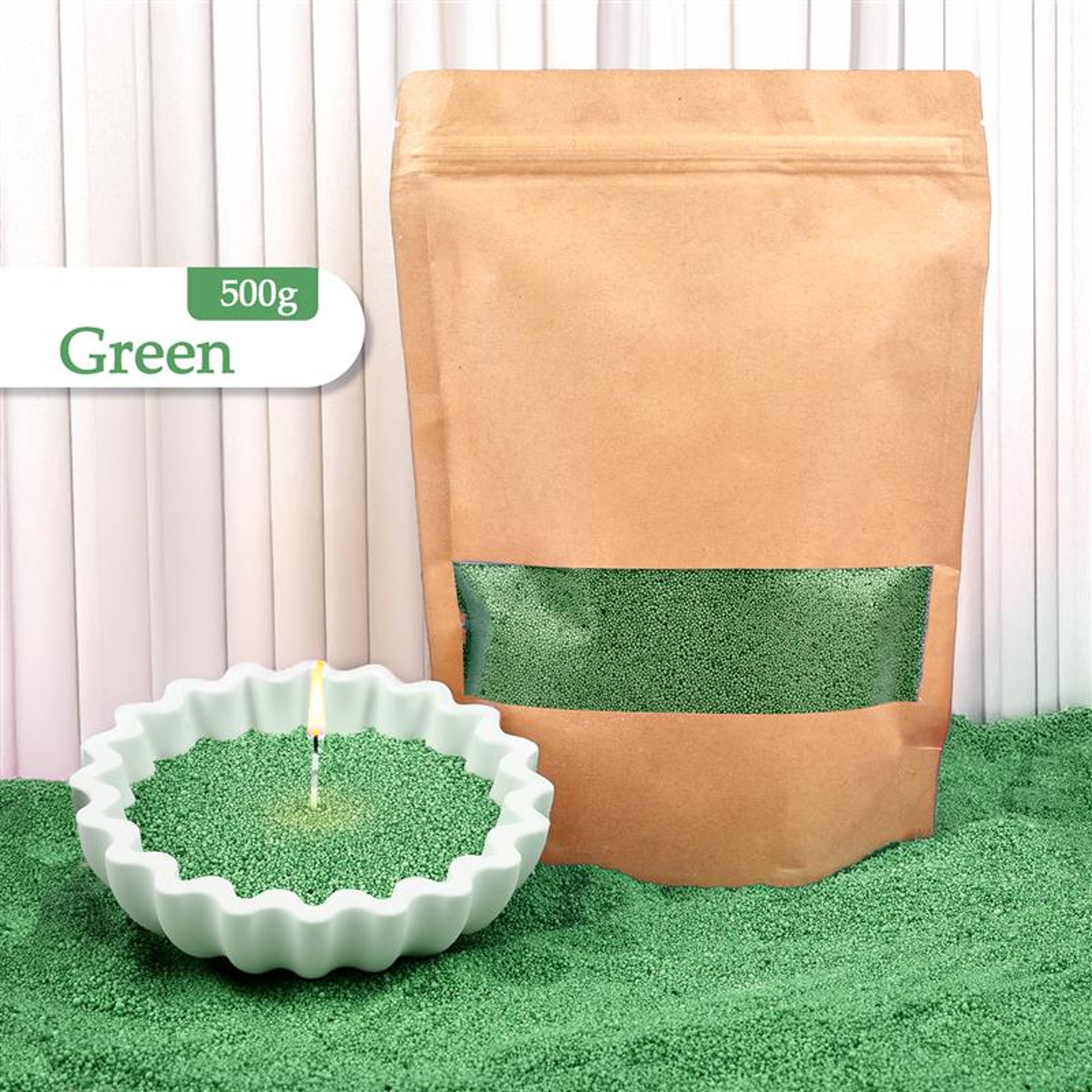 Colorful Granular Pearl Wax, DIY Candle Making Materials, Handmade Sand Painting Wax For Colour Sand Crafts – view 9