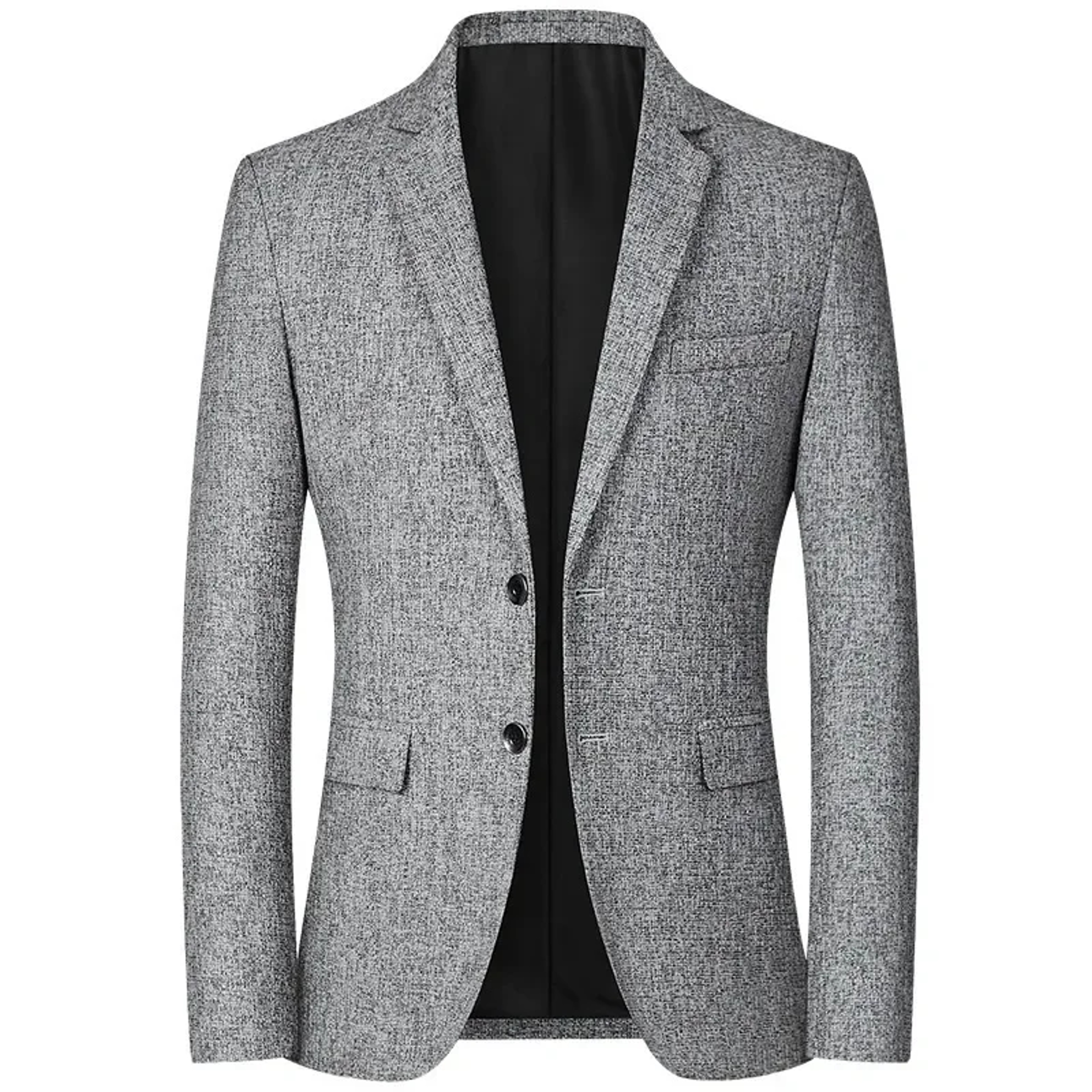 Slim Fit Blazer for Men, Quality Spring Formal Wear, Solid Business Casual Jackets and Coats – view 4
