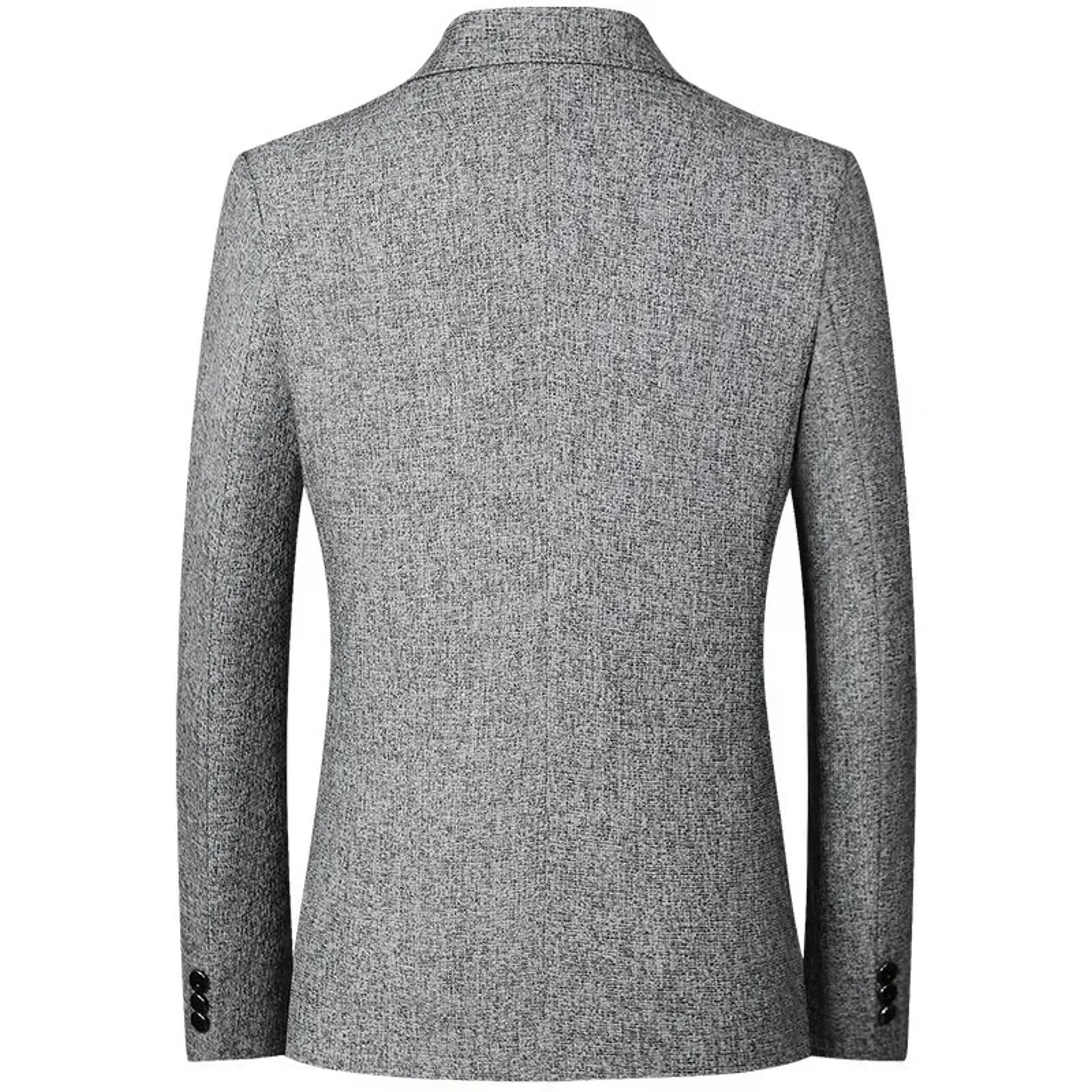 Slim Fit Blazer for Men, Quality Spring Formal Wear, Solid Business Casual Jackets and Coats – view 5