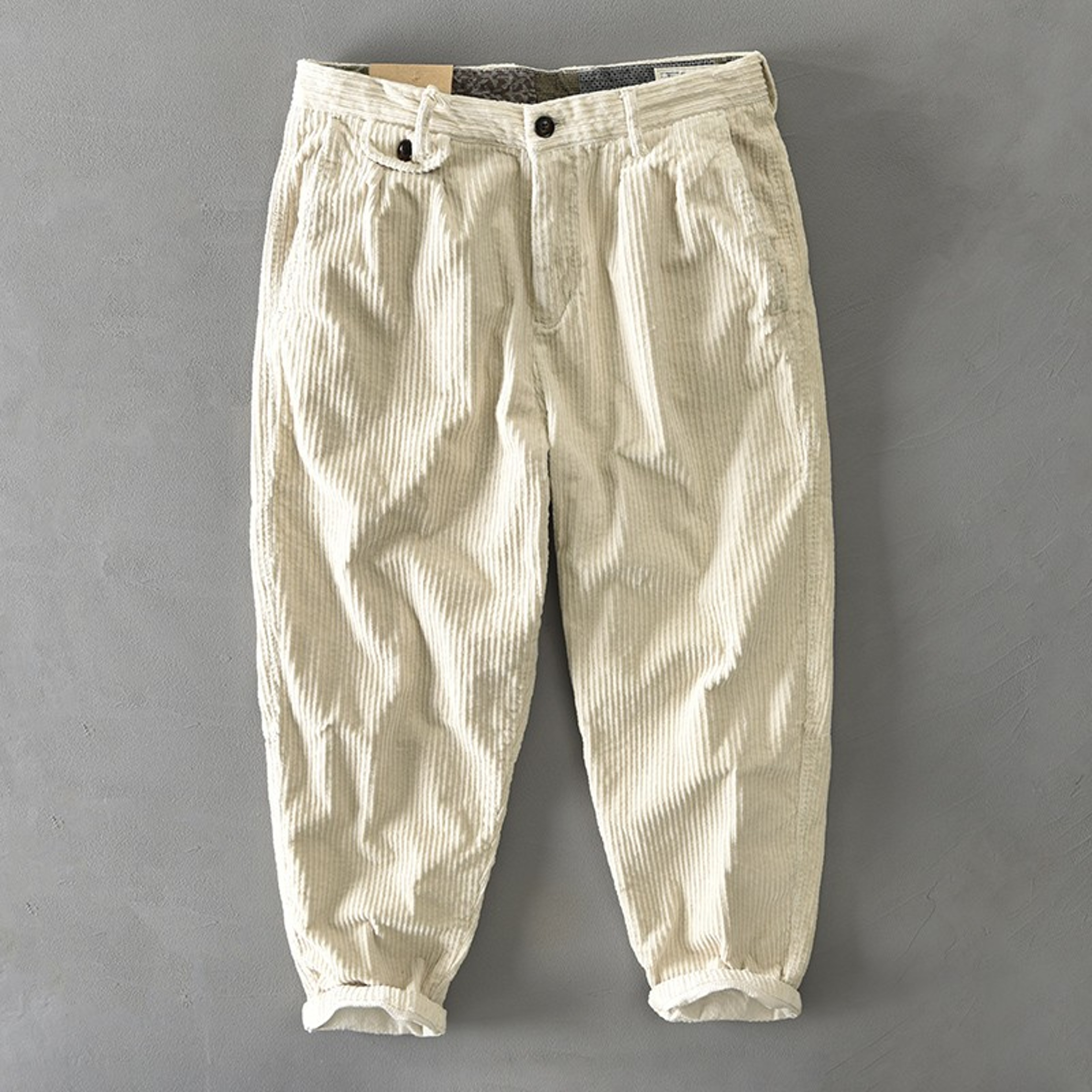 Men's Baggy Corduroy Pants, Thick Heavy Casual Trousers for Autumn Winter – view 7