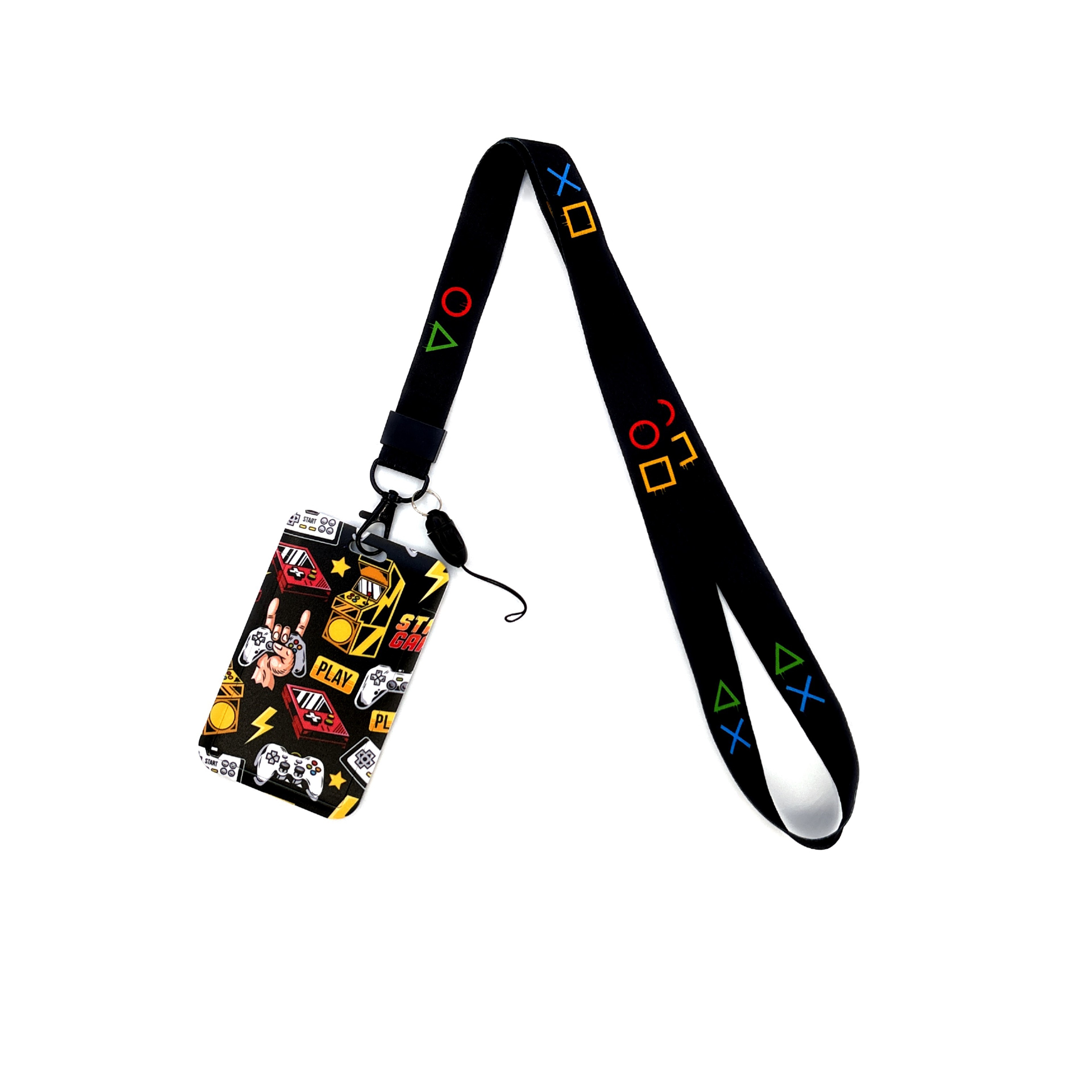 Gamer Lanyard, Card Holder Neck Strap, ID Badge Holder, Retractable Keychain, Phone Straps, Cool Accessories and Gifts – view 17