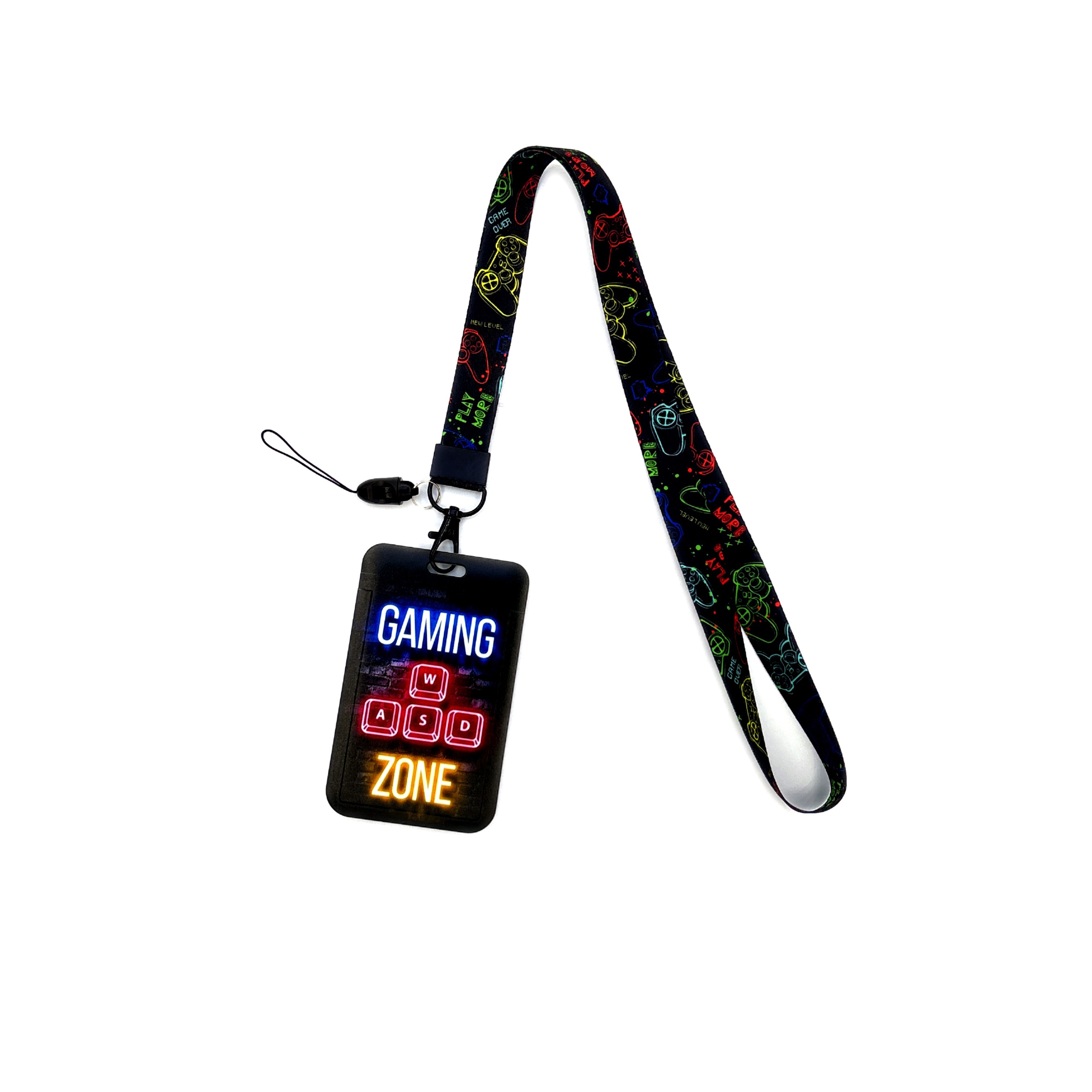 Gamer Lanyard, Card Holder Neck Strap, ID Badge Holder, Retractable Keychain, Phone Straps, Cool Accessories and Gifts – view 20