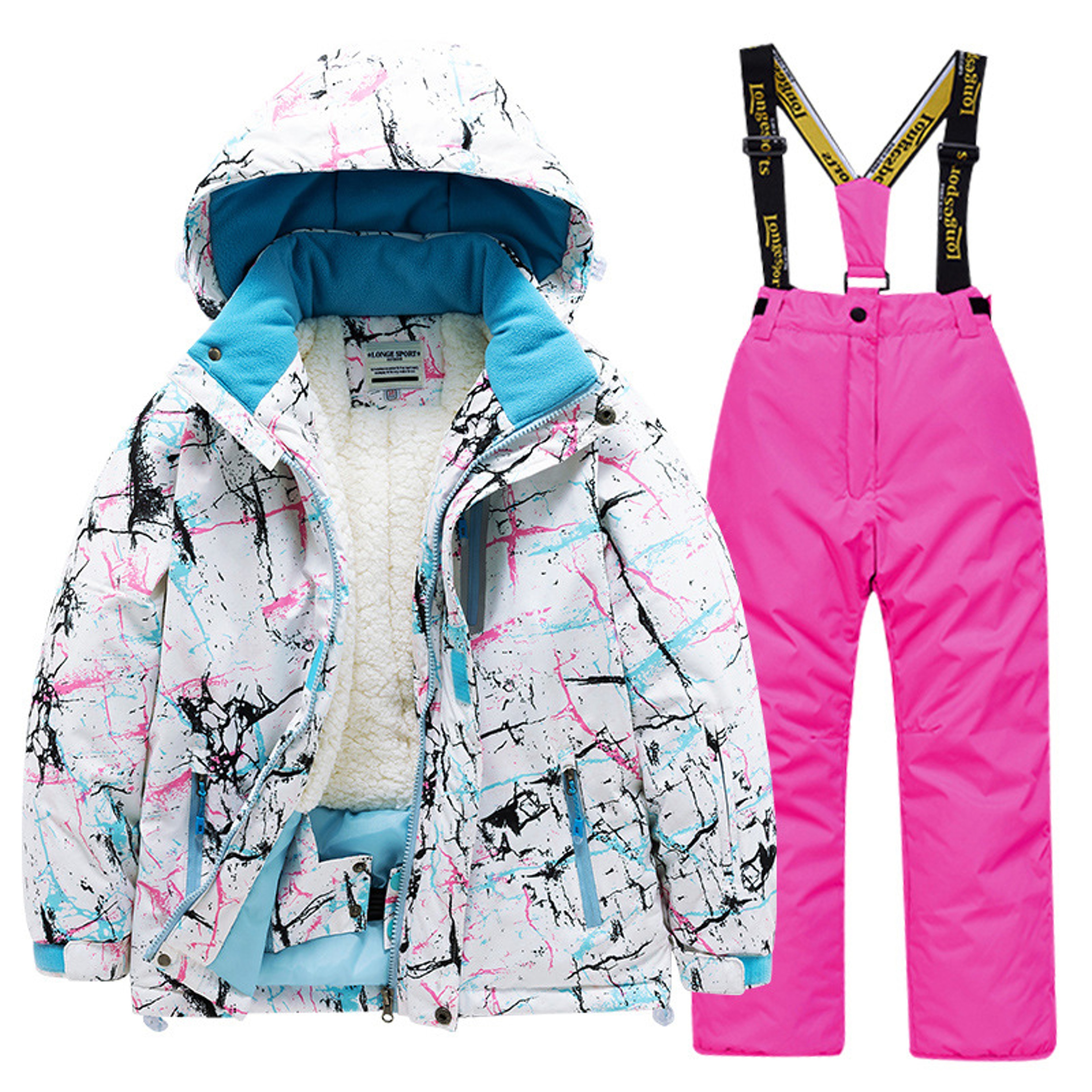 Professional Childrens Ski Suit Set, For Boys And Girls, Warm Parent Child Style For Small Children – view 8