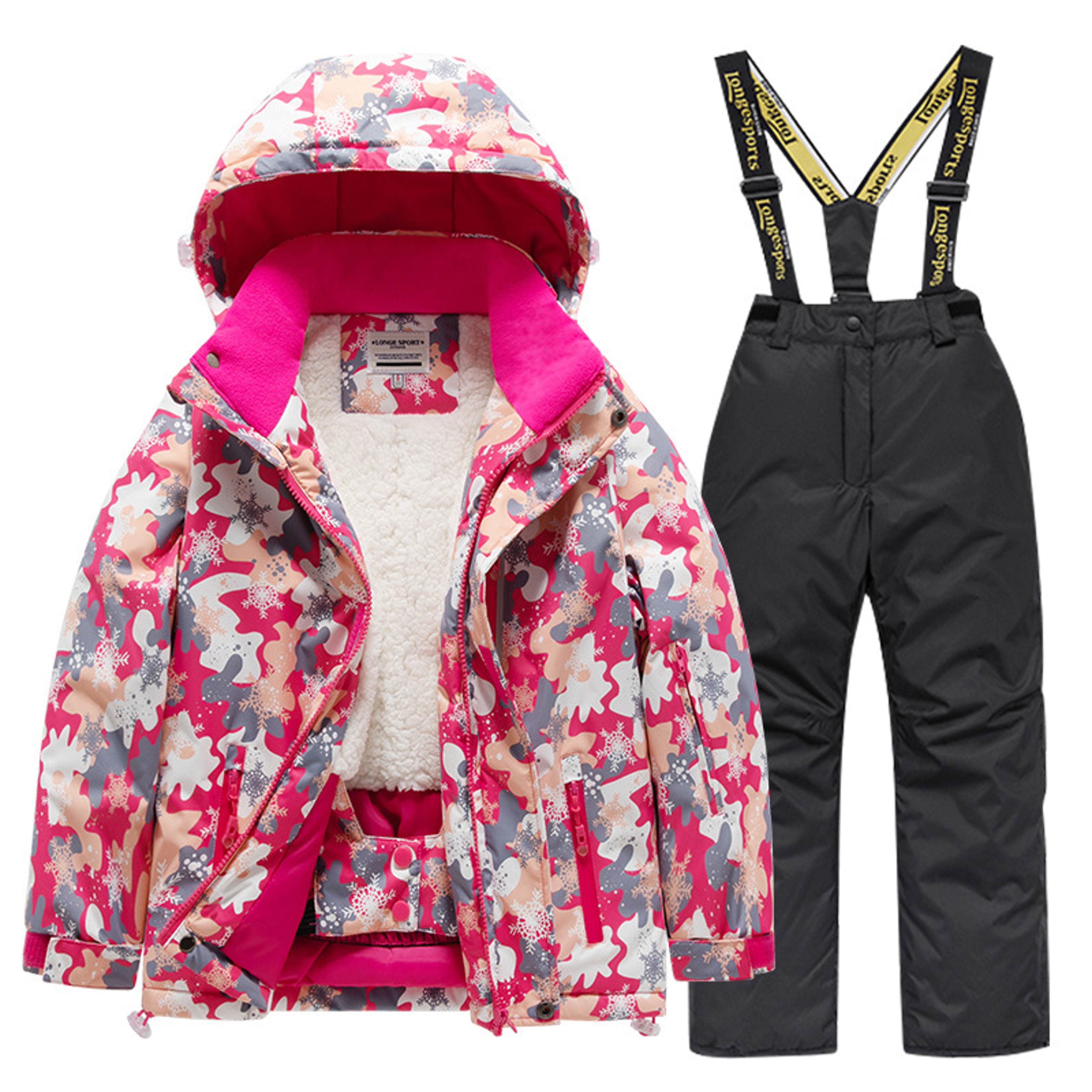 Professional Childrens Ski Suit Set, For Boys And Girls, Warm Parent Child Style For Small Children – view 12