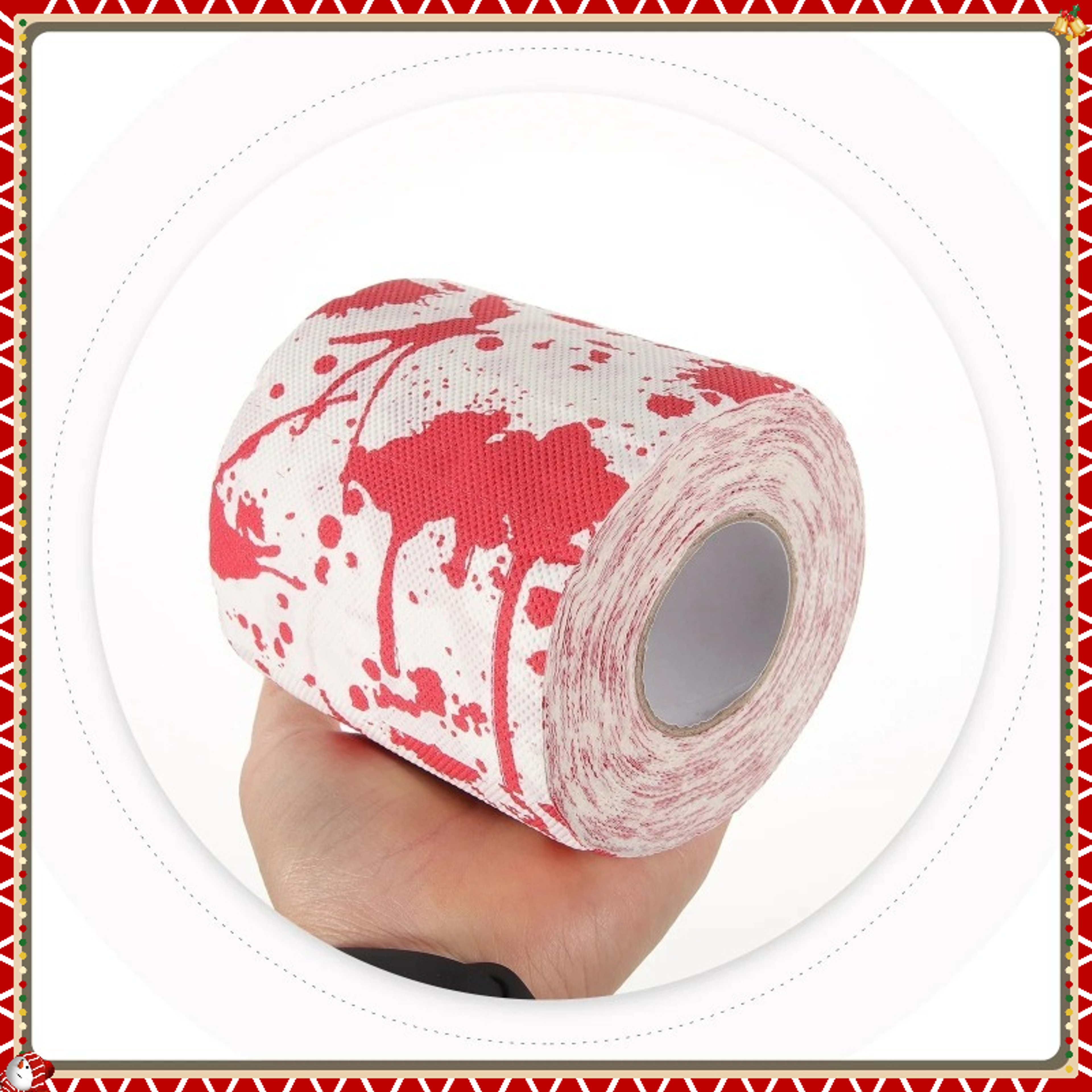 New Packaging, Halloween Decorative Tissue, Themed Paper Towels, Organic Bathroom Tissue, Blood Design – view 6