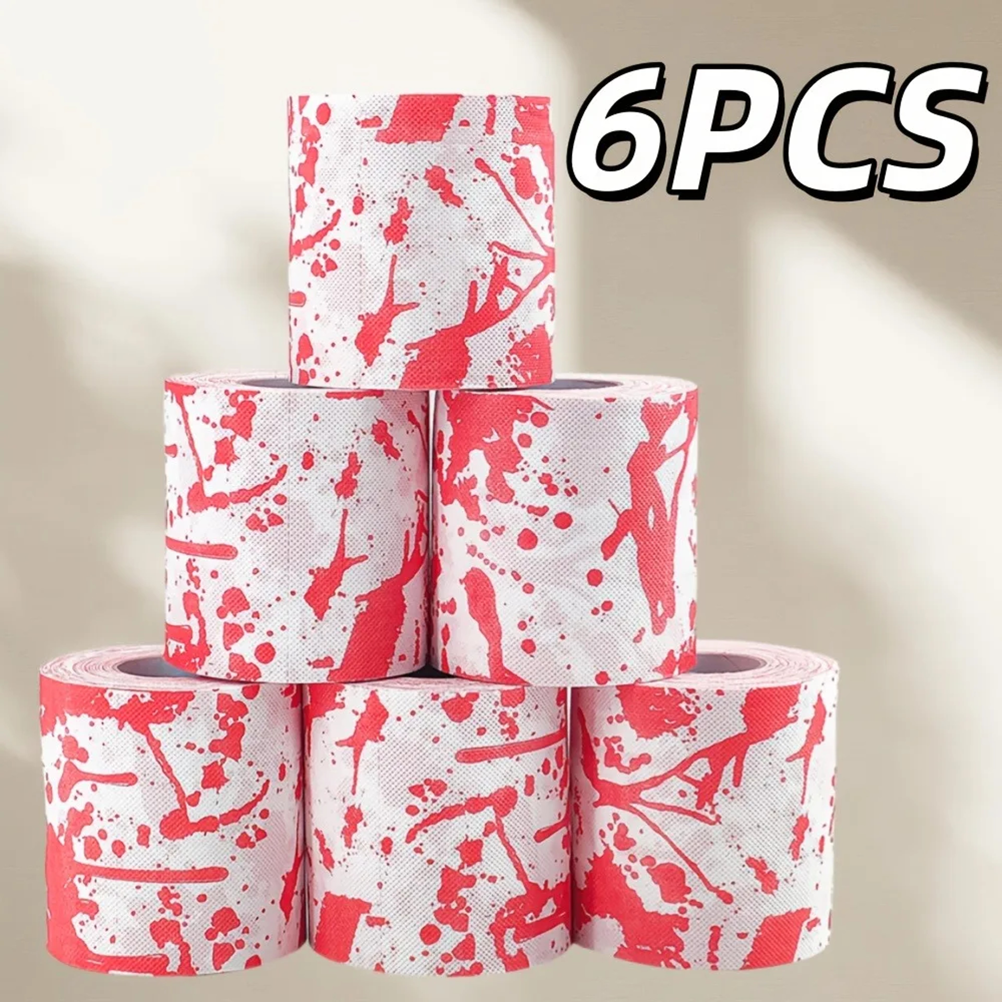 New Packaging, Halloween Decorative Tissue, Themed Paper Towels, Organic Bathroom Tissue, Blood Design – view 10