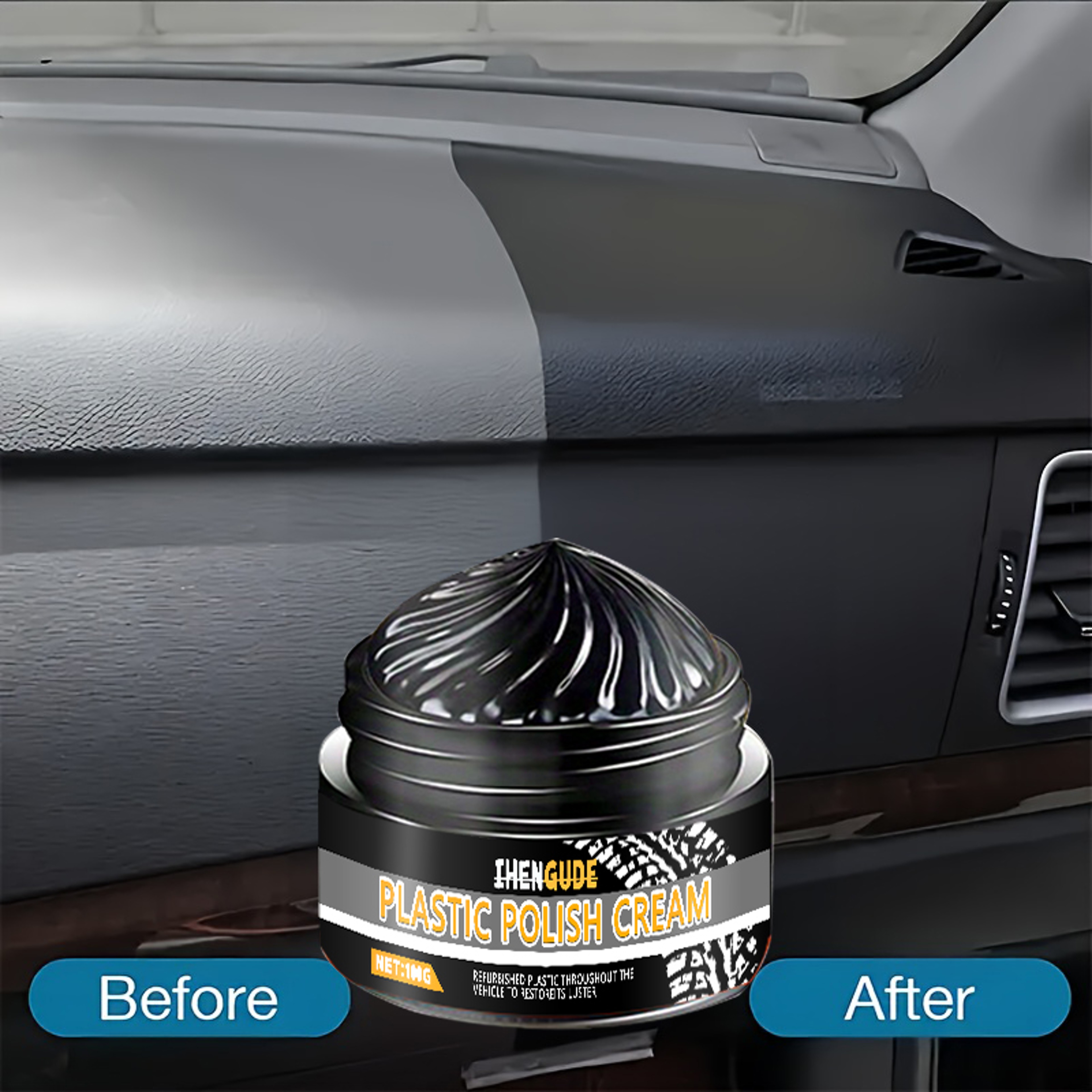 Car Long-Lasting Gloss Enhancer, Tire Polishing Protective Paste, Durable Shine for Wheels, Tire Protector – view 4