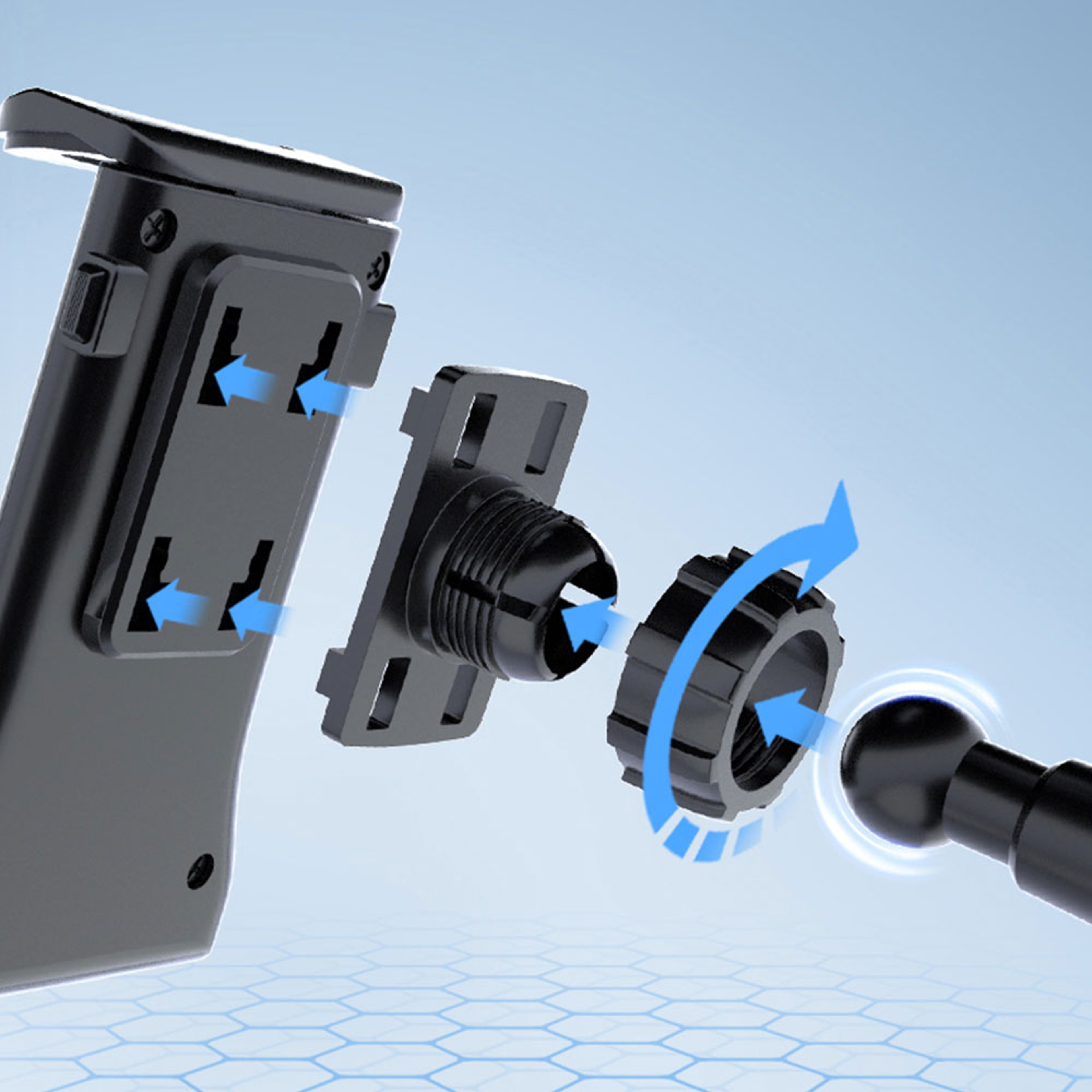 New Adjustable Car Cup Holder For Cell Phones  Drink Mount Universal GPS Bracket For IPhone  Androi 2
