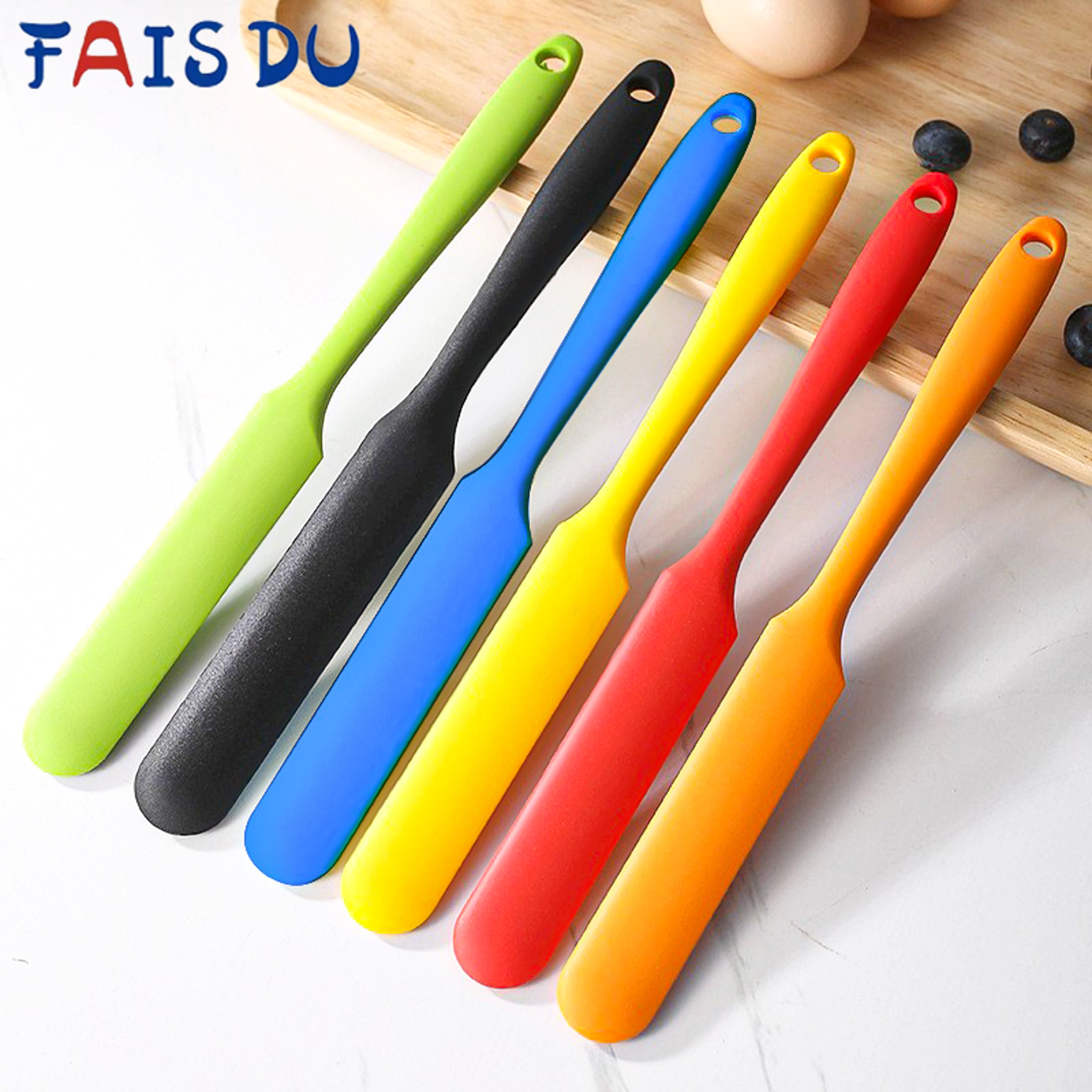 Premium Heat Resistant Silicone Spatula  Scraper Non Stick Flexible Kitchen Utensil For Baking  Coo 0