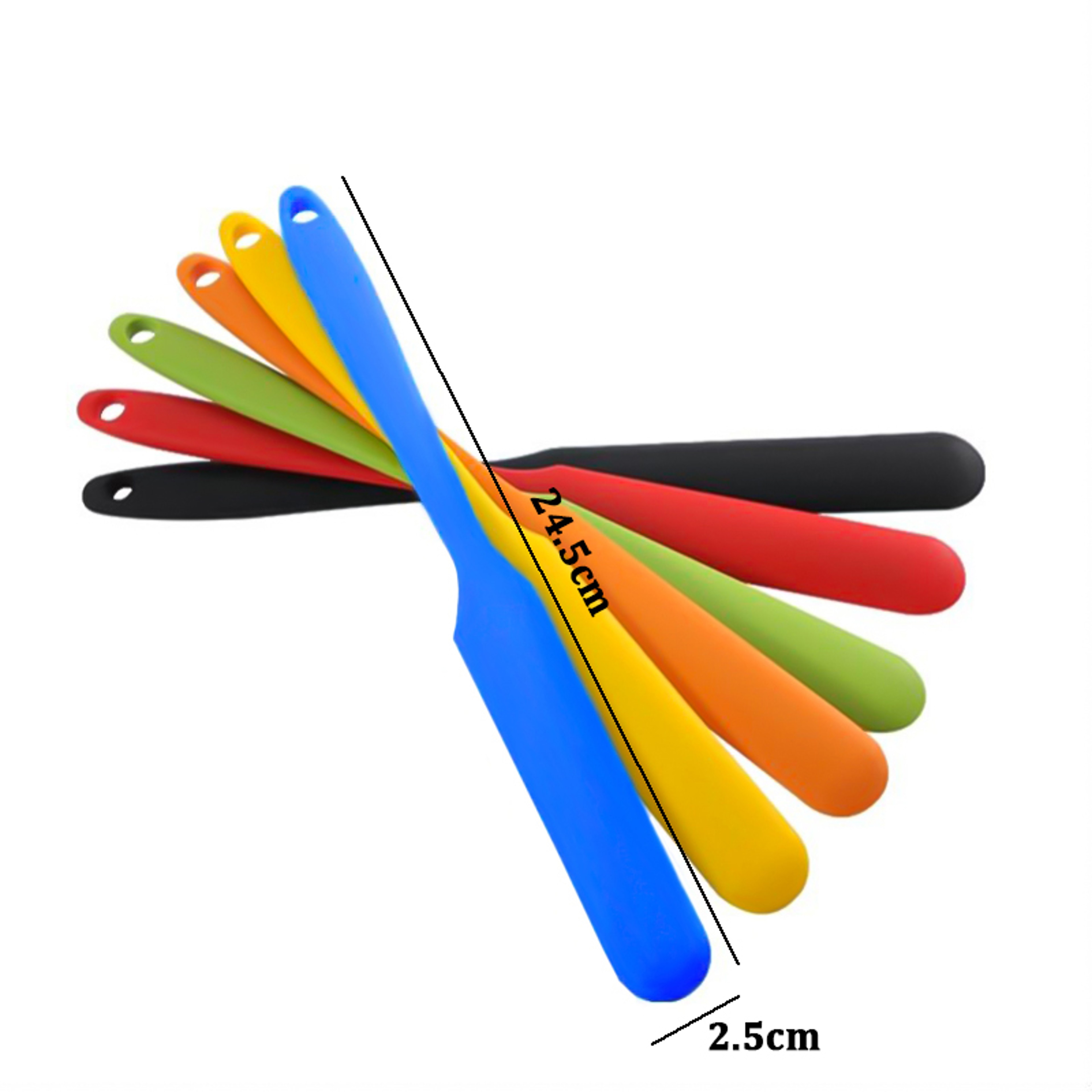 Premium Heat Resistant Silicone Spatula  Scraper Non Stick Flexible Kitchen Utensil For Baking  Coo 3