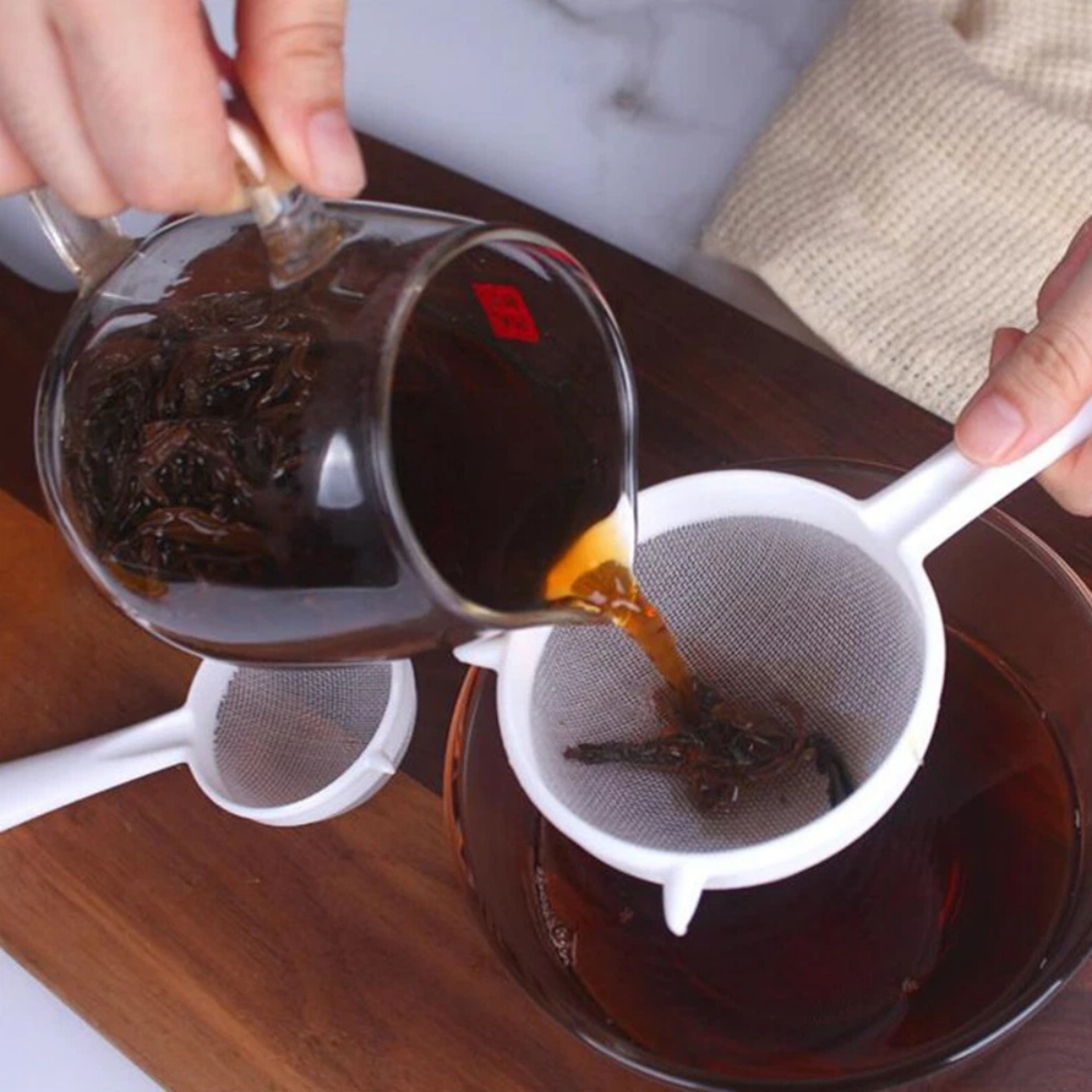 Premium Handheld Kitchen Sieve  Flour Sifter Reusable Tea Strainer 3