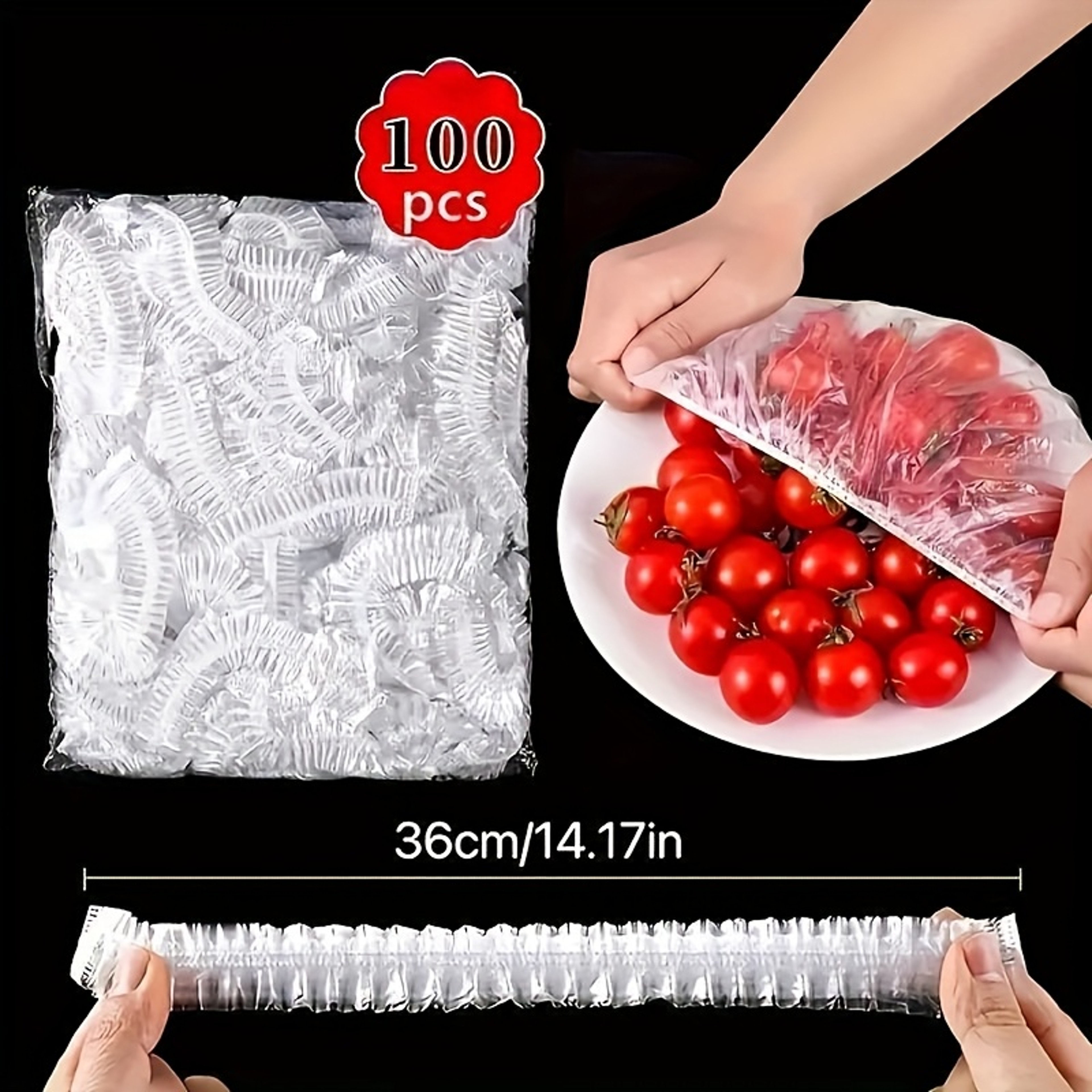 Reusable Elastic Food Covers for Bowls Plates and Food Storage – view 6