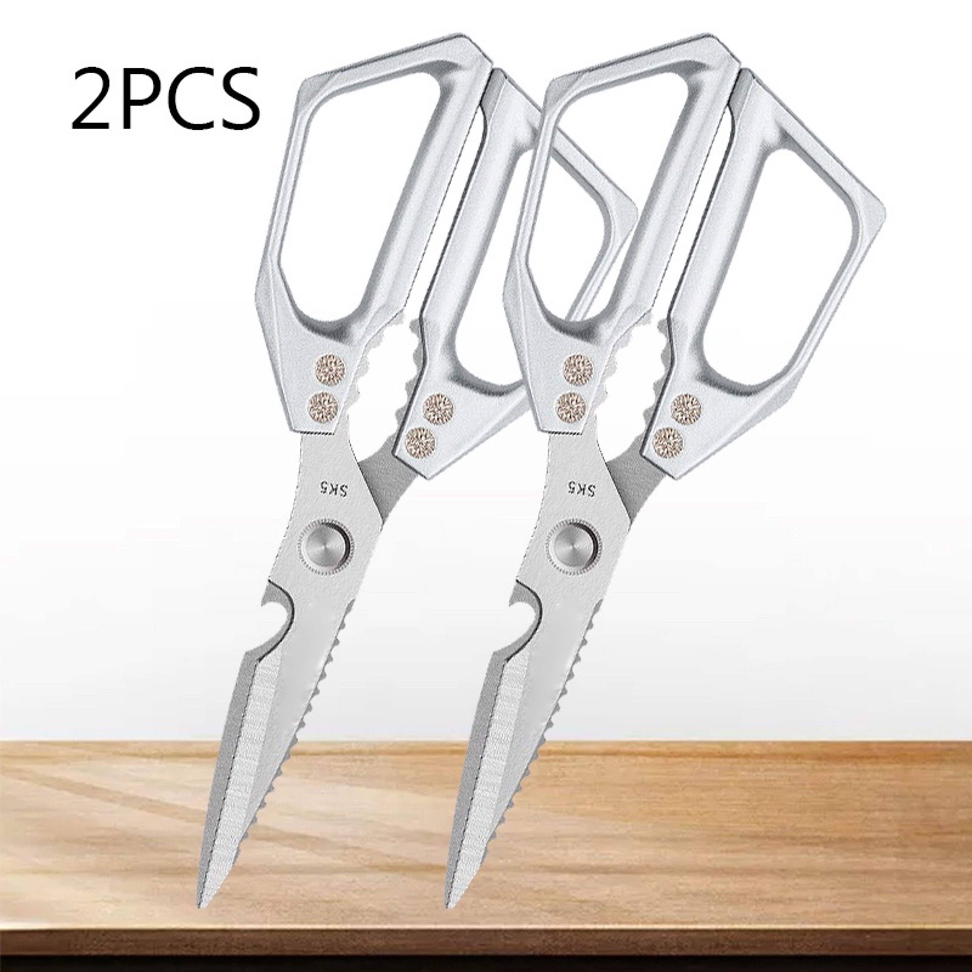 Professional Heavy Duty Kitchen Scissors Stainless Steel Food Shears  Poultry Bone Cutter 7