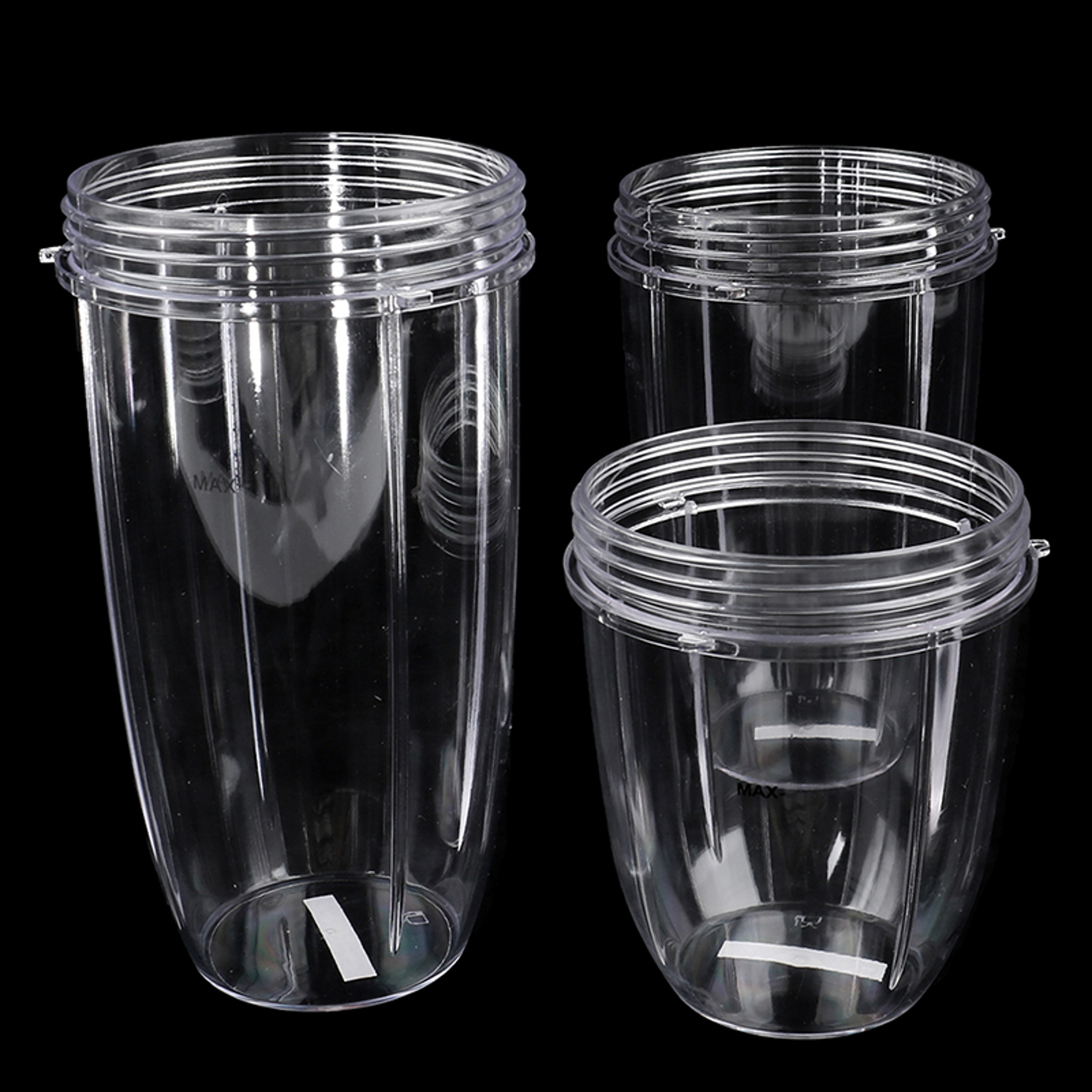 Nutri Bullet Compatible Replacement Juicer Cups Clear Set 1