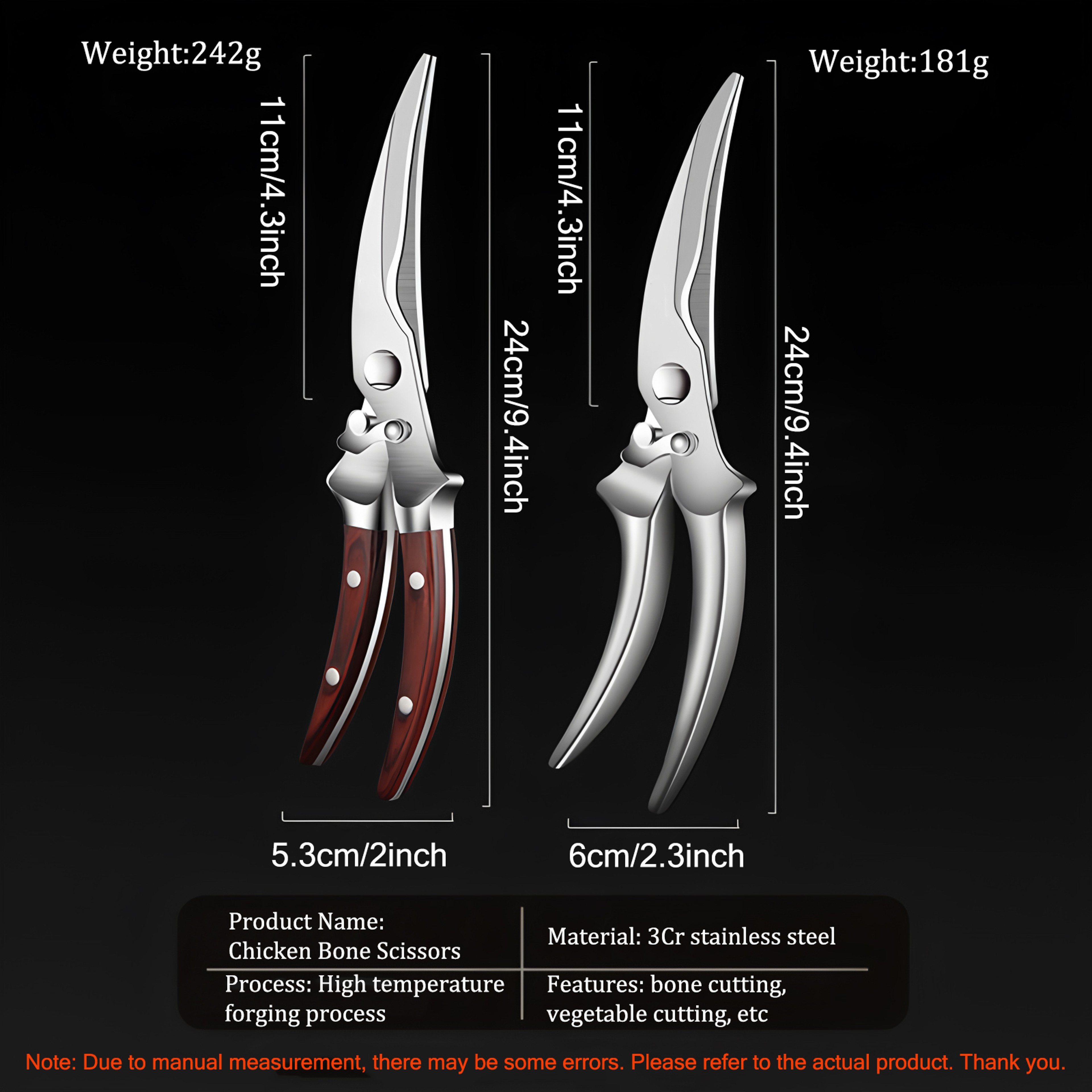 Premium Heavy Duty Multi Functional Kitchen Scissors for Poultry & BBQ Multi Functional Kitchen Shears – view 2
