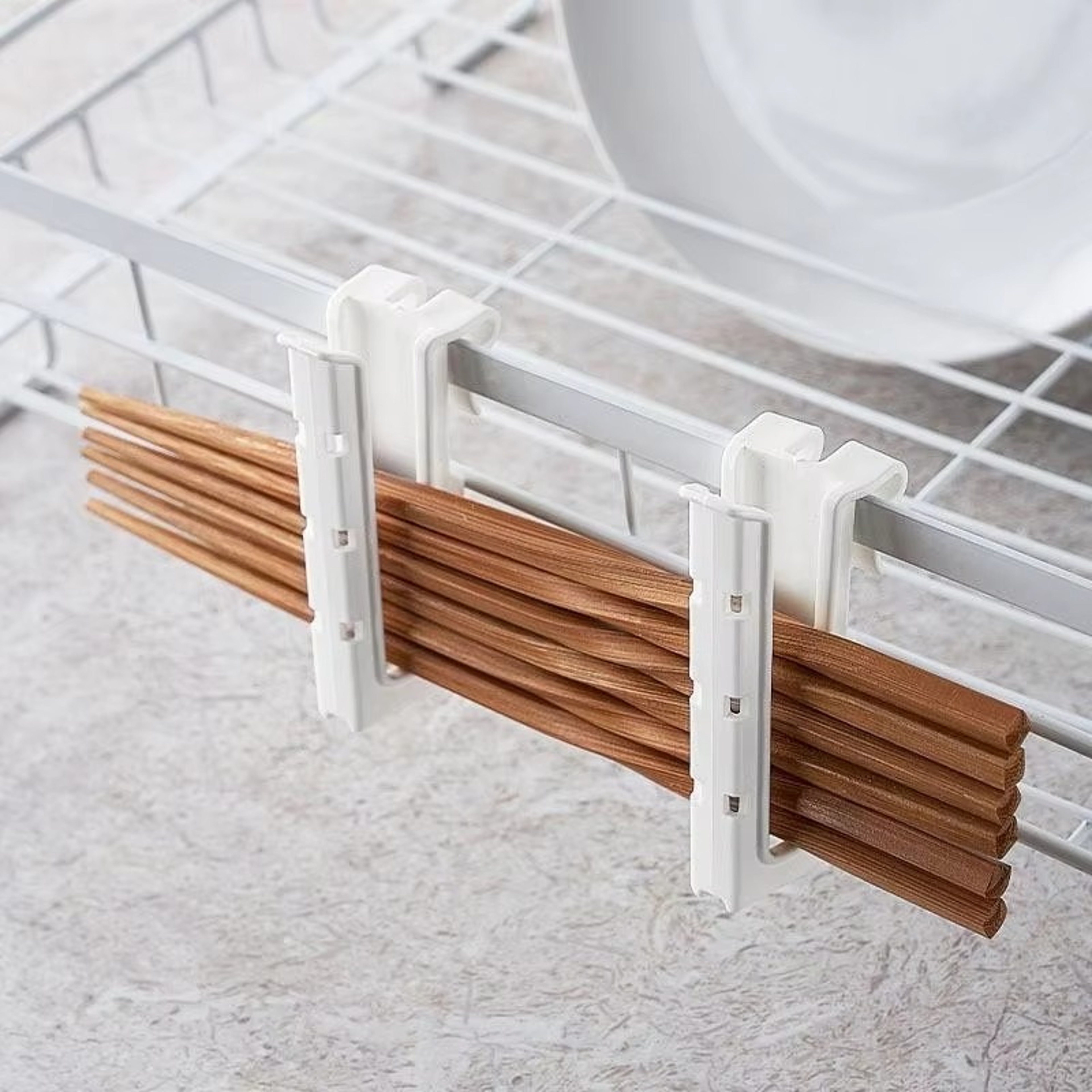 SpaceDry Wall Mounted Cup Holder & Draining Storage Rack – view 5