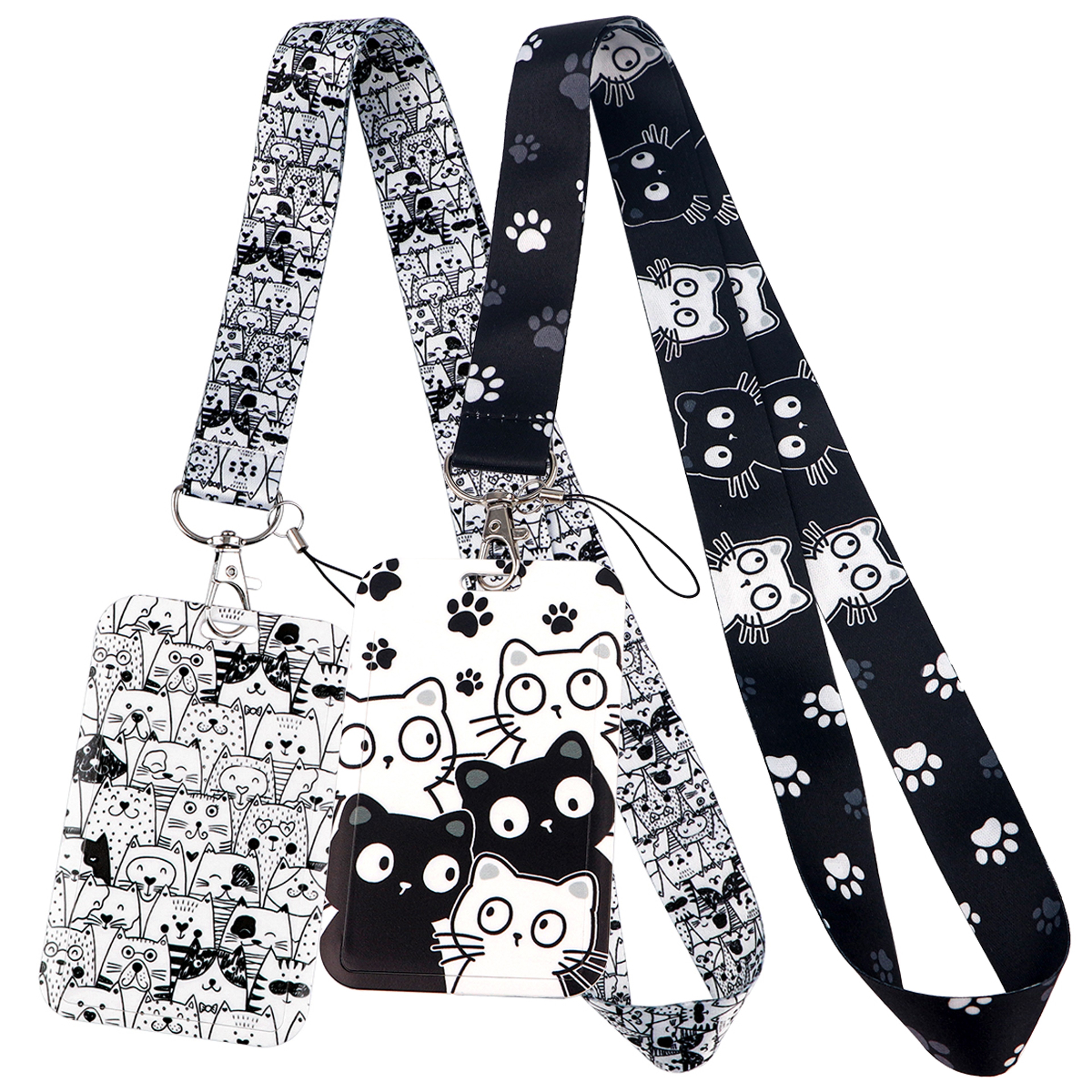 AdoraPaws Cat Lanyard  Cute ID Card Holder Strap 0