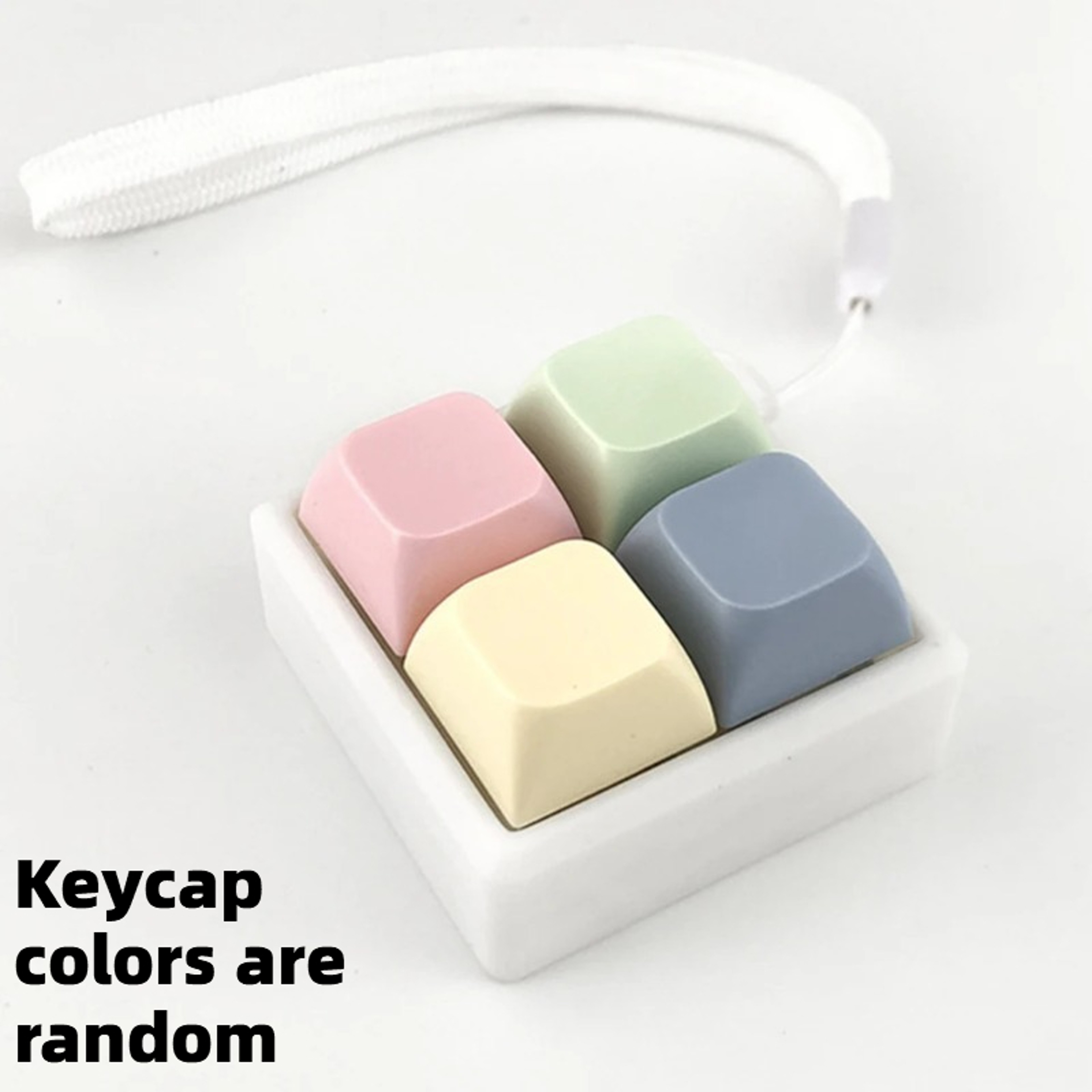 ClickEase Mechanical Keycap Fidget Keychain Stress Relief Clicker 4