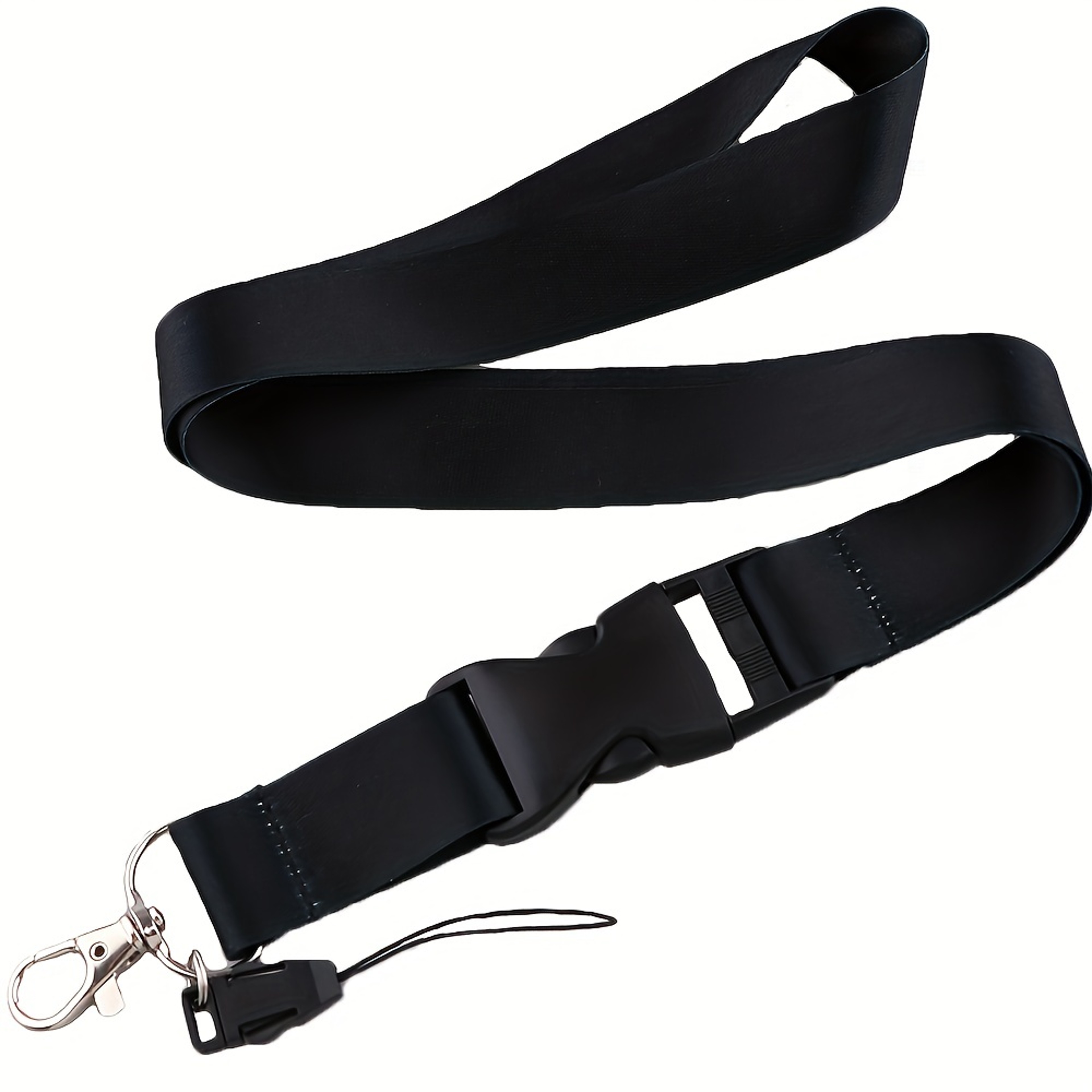 AllDay Secure Black Phone Lanyard with Buckle & Keychain Strap – view 2