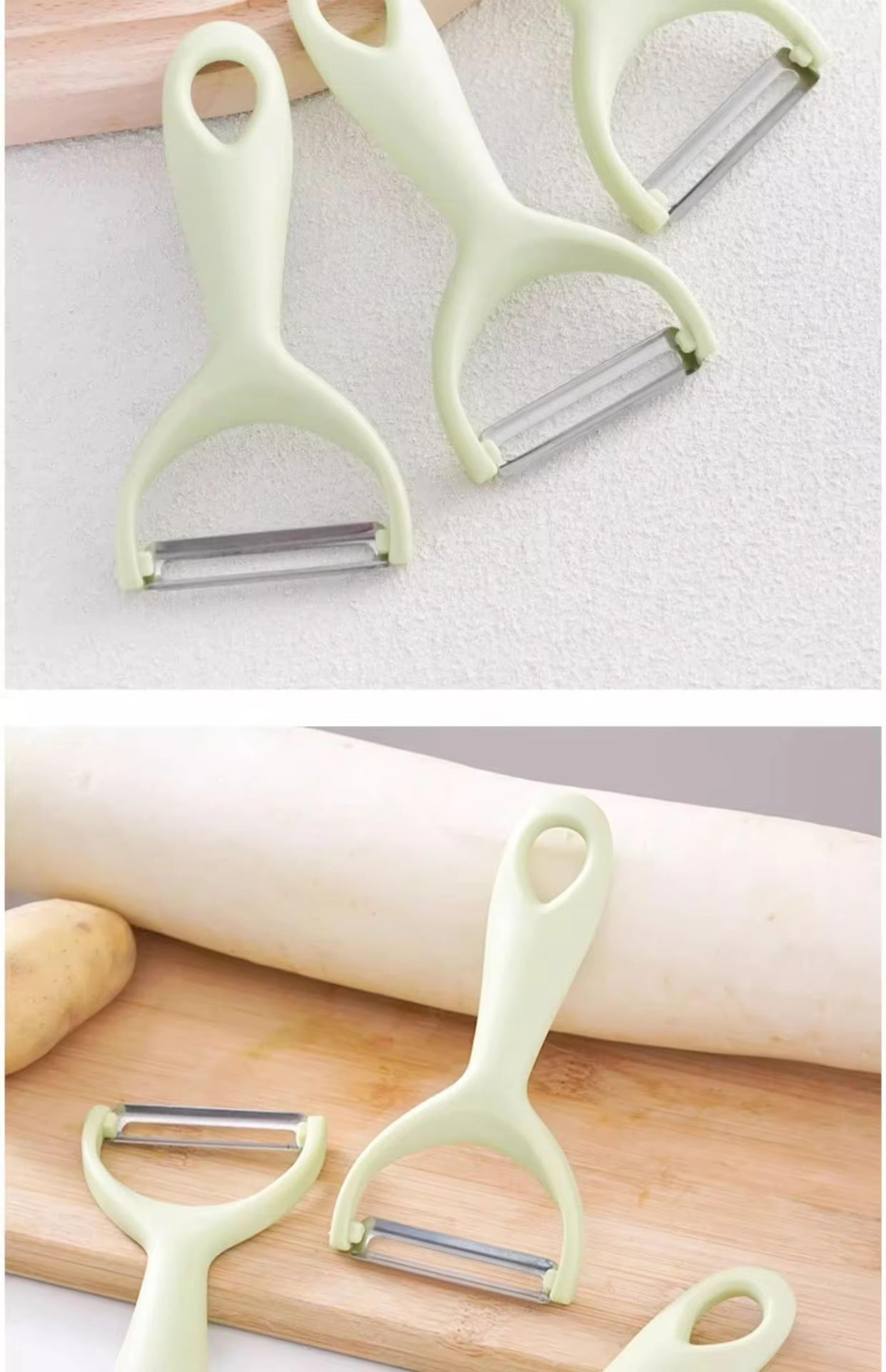 SwiftEdge Stainless Steel Vegetable  Fruit Peeler With Ergonomic Handle 6