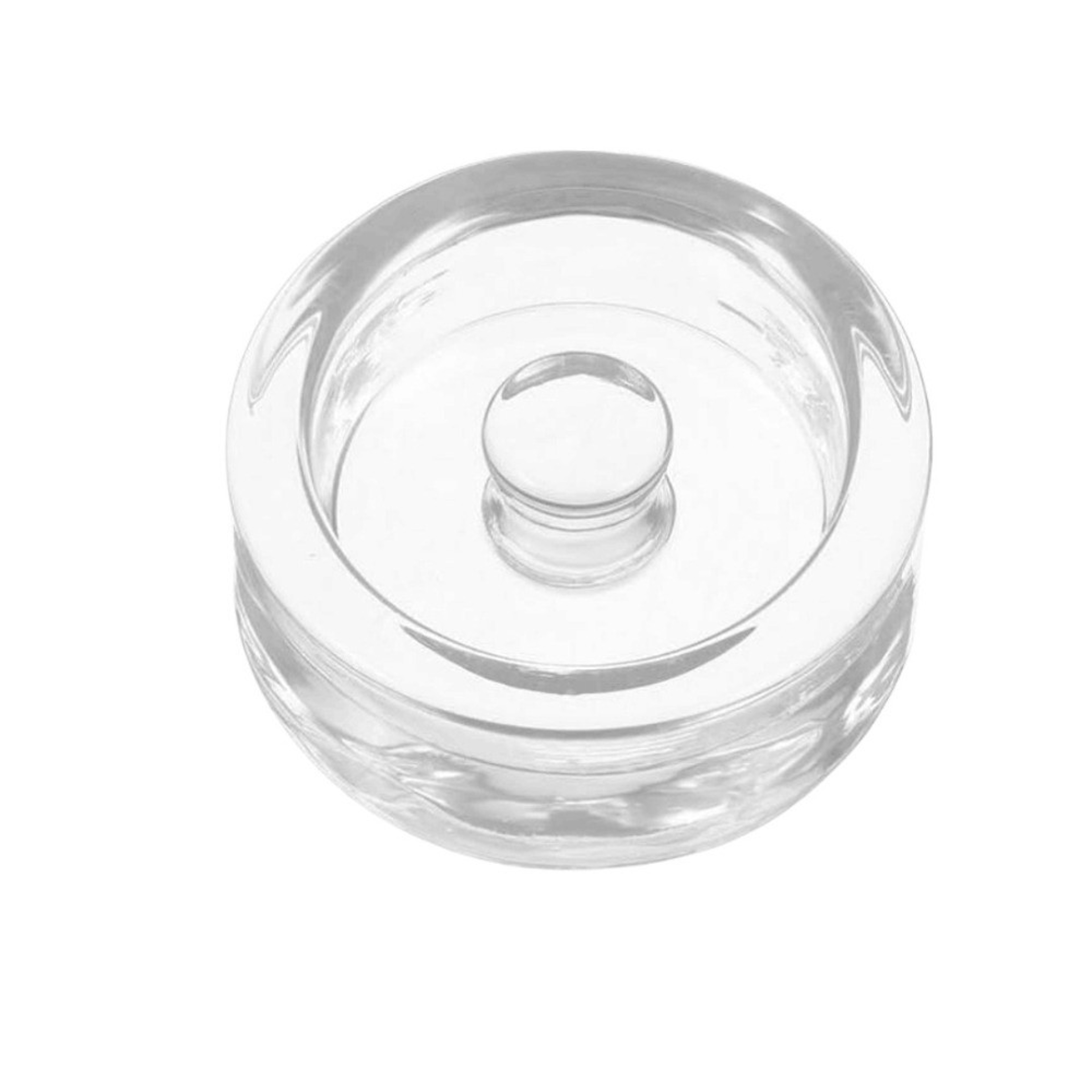 CrystalGrip Fermentation Glass Weight for Wide Mouth Mason Jars – view 1