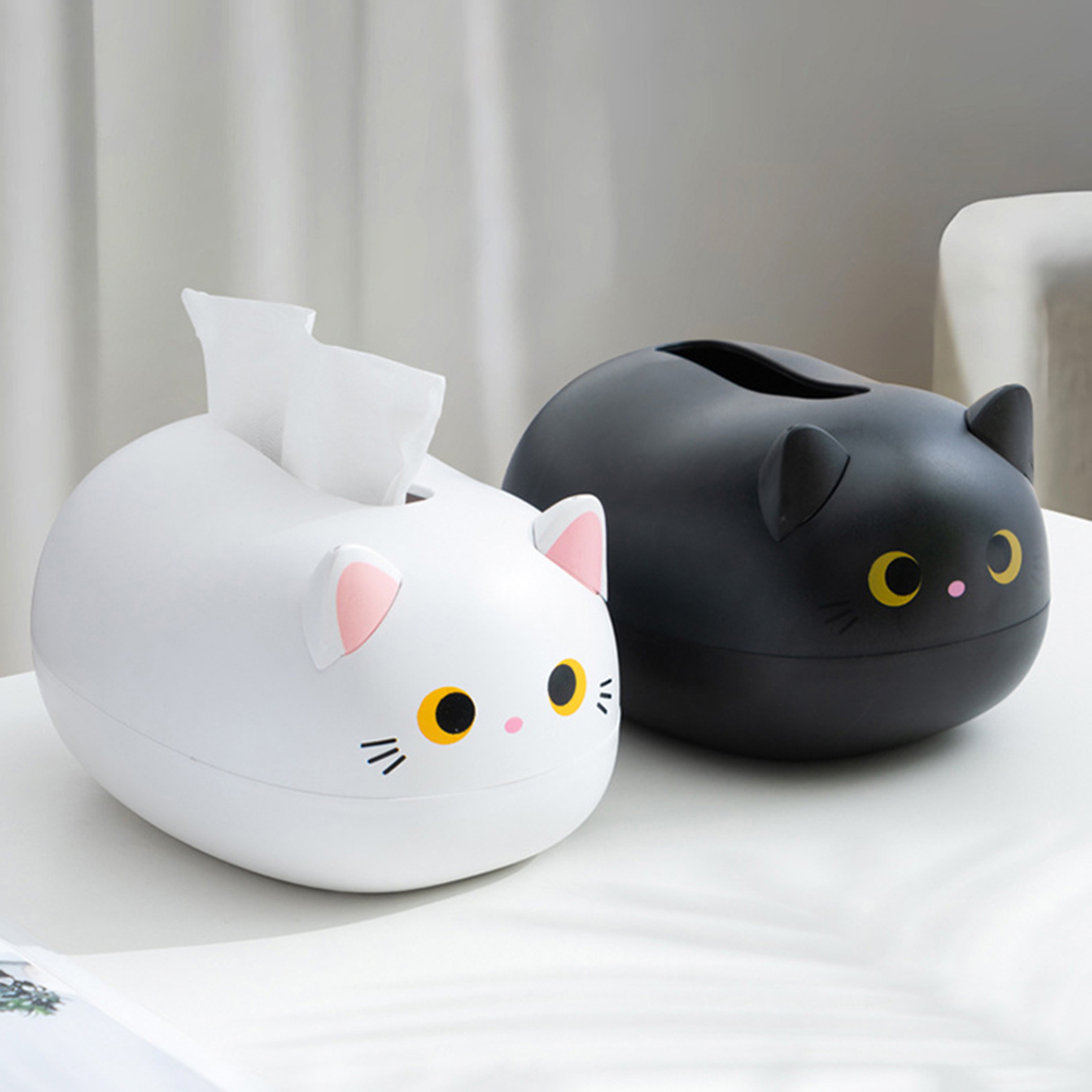 Cute Critter Tissue Box Organizer Decorative Tabletop Storage Holder – view 2