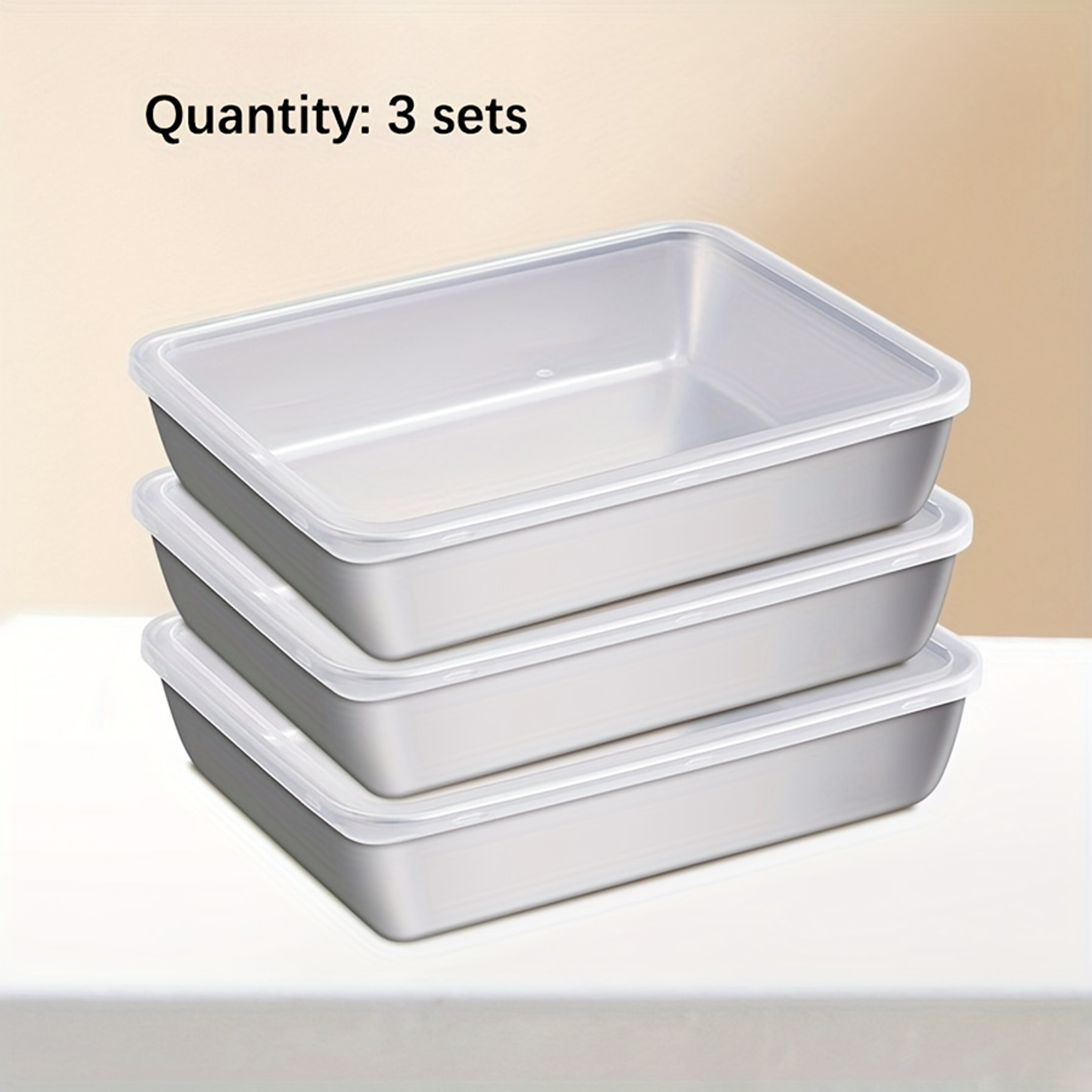 Premium Stainless Steel Food Storage Containers Set Airtight BPA Free Kitchen Organizers For Fridge 6