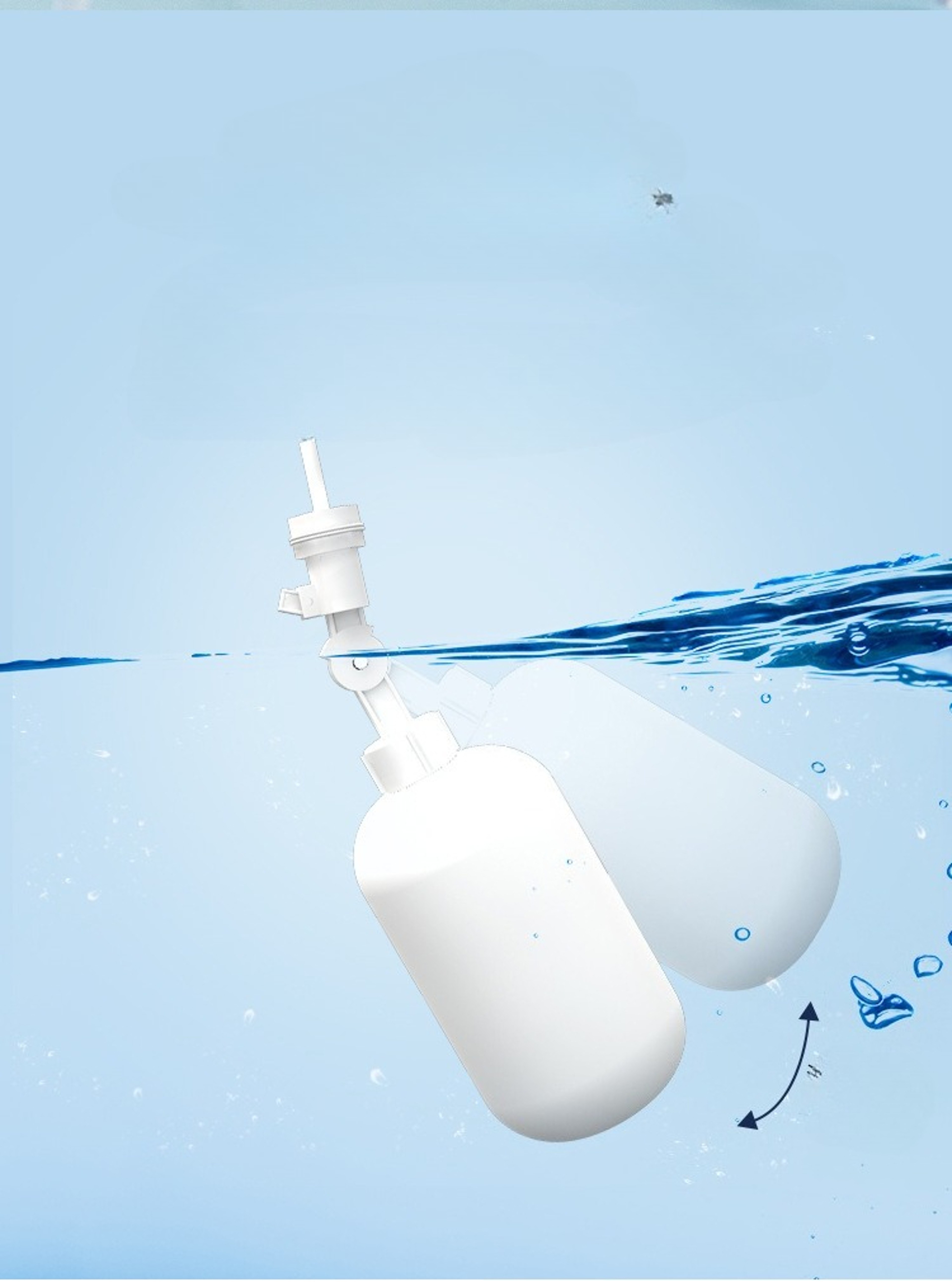 High Precision Automatic Water Level Control Valve With Dual Float Switch For Tanks  Dispensers 0