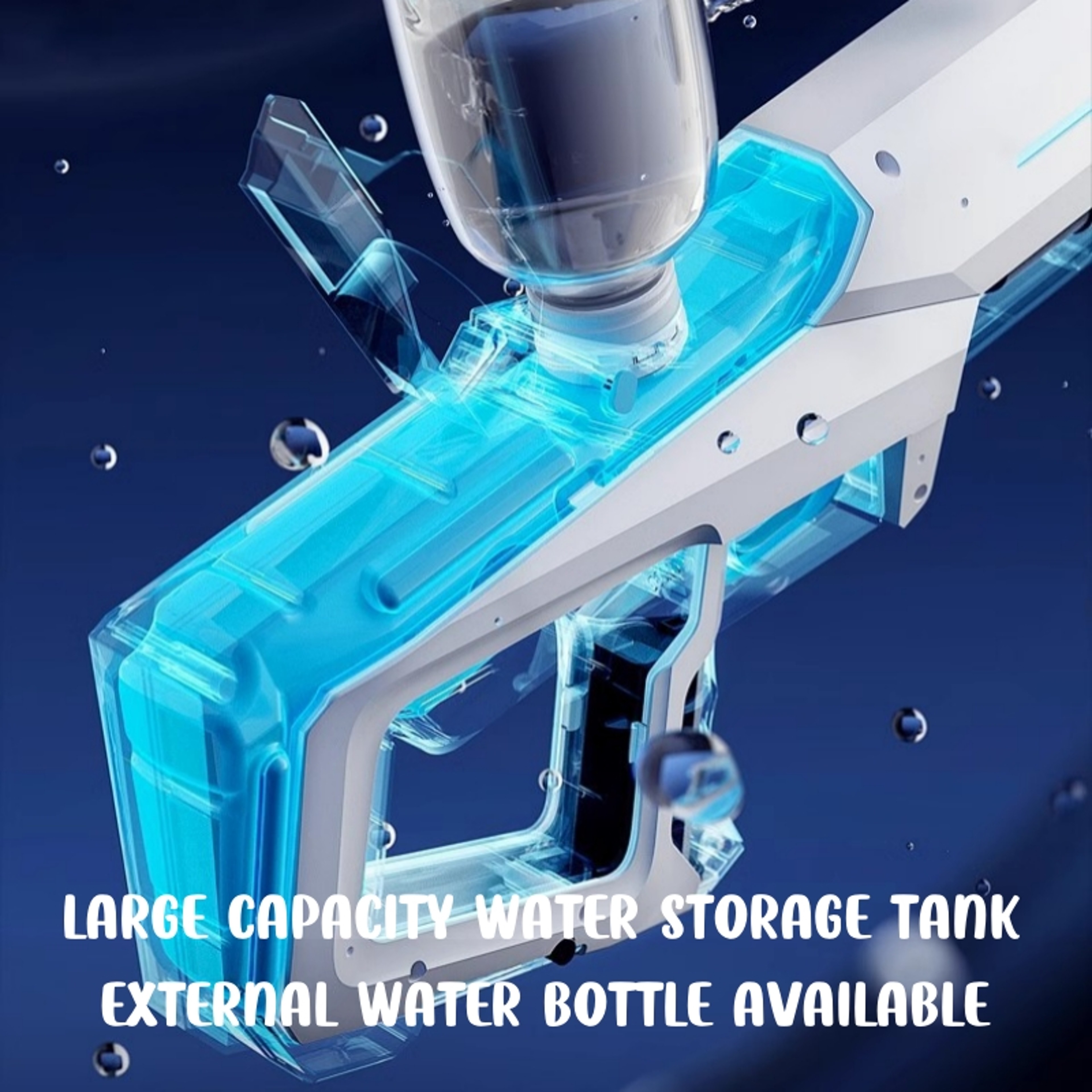 High Pressure Automatic Electric Water Gun Blaster Powerful Summer Fun 3