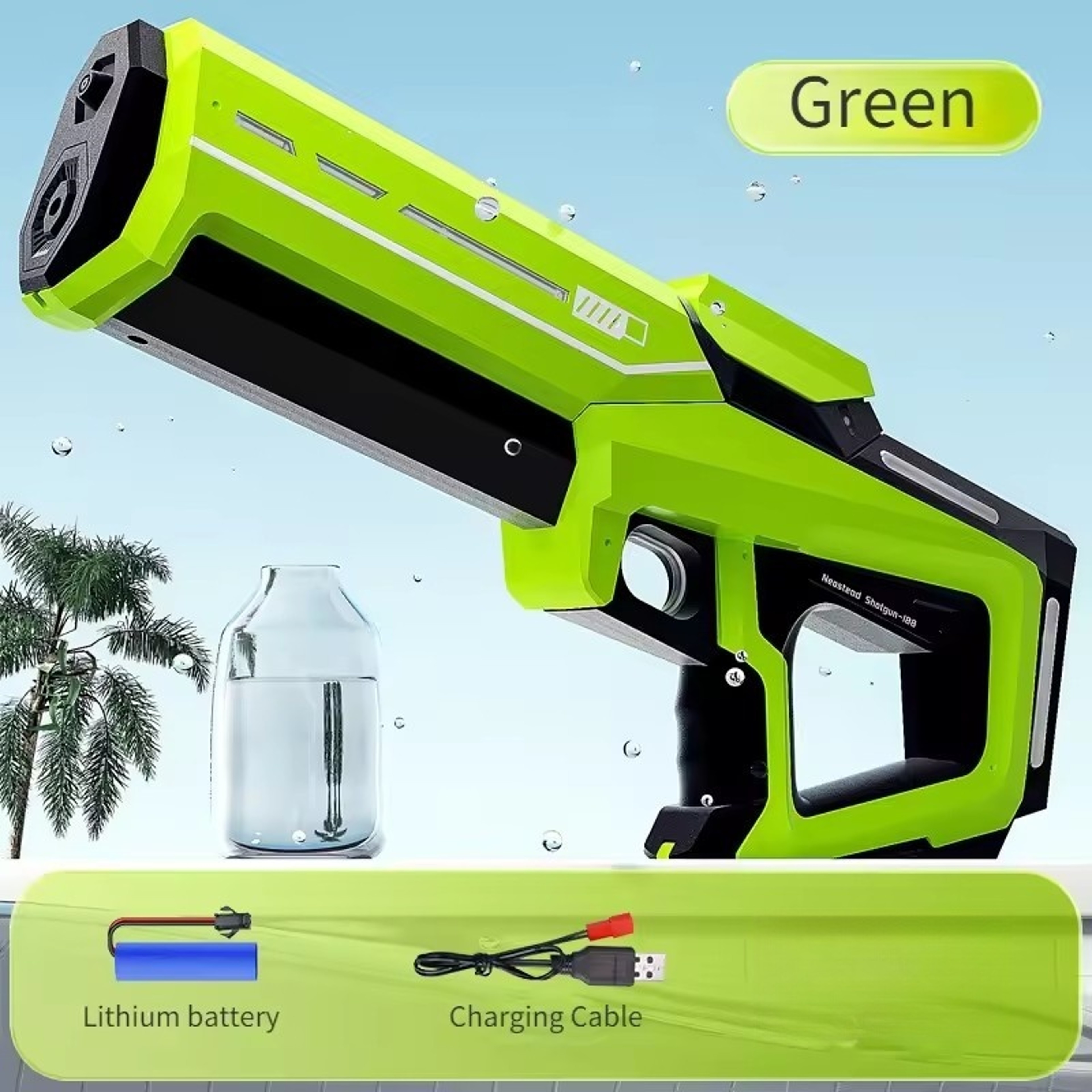 High Pressure Automatic Electric Water Gun Blaster Powerful Summer Fun 8