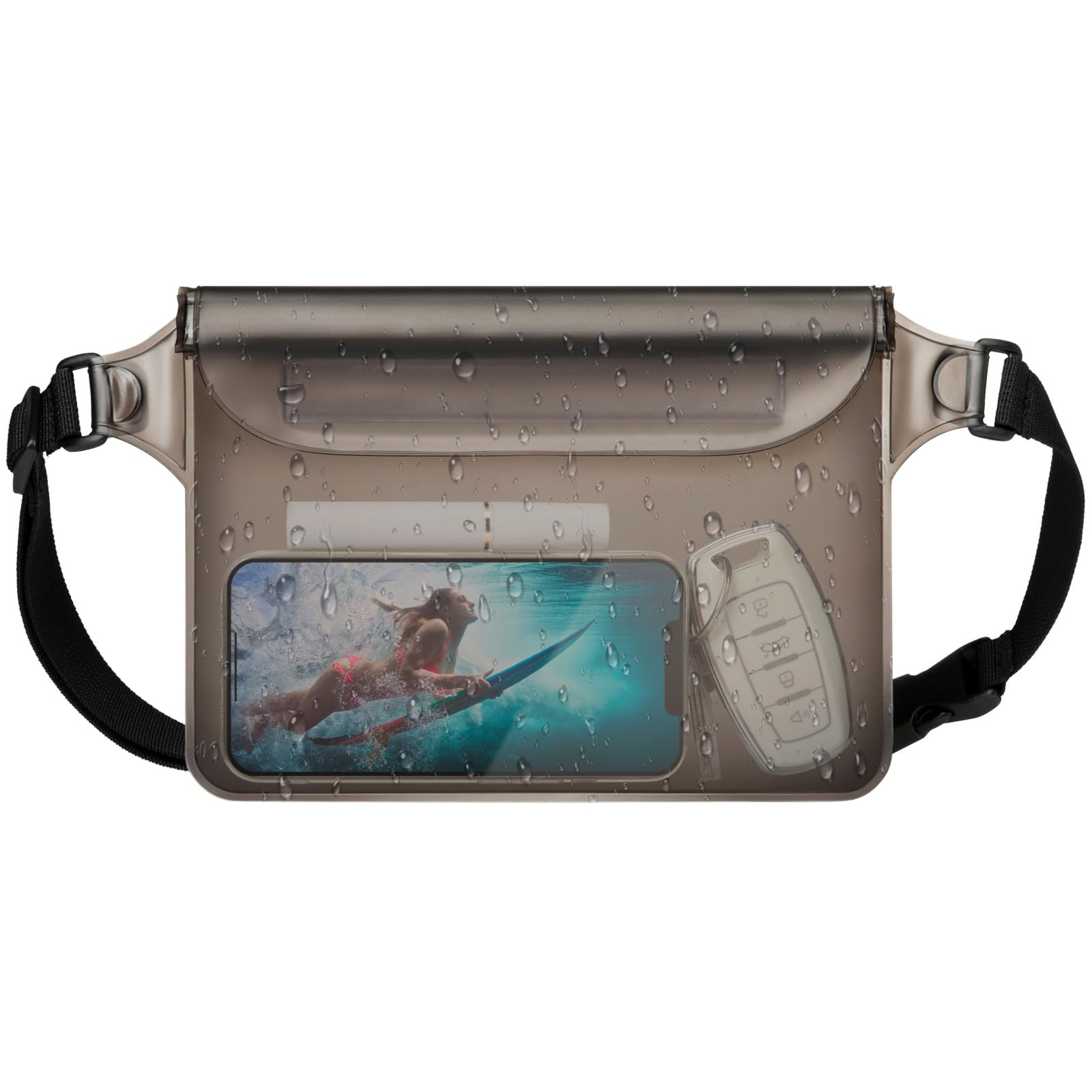 All Activity Waterproof Phone Pouch with Adjustable Waist Strap Secure Dry Bag Protection for Beach Kayaking & Swimming – view 7