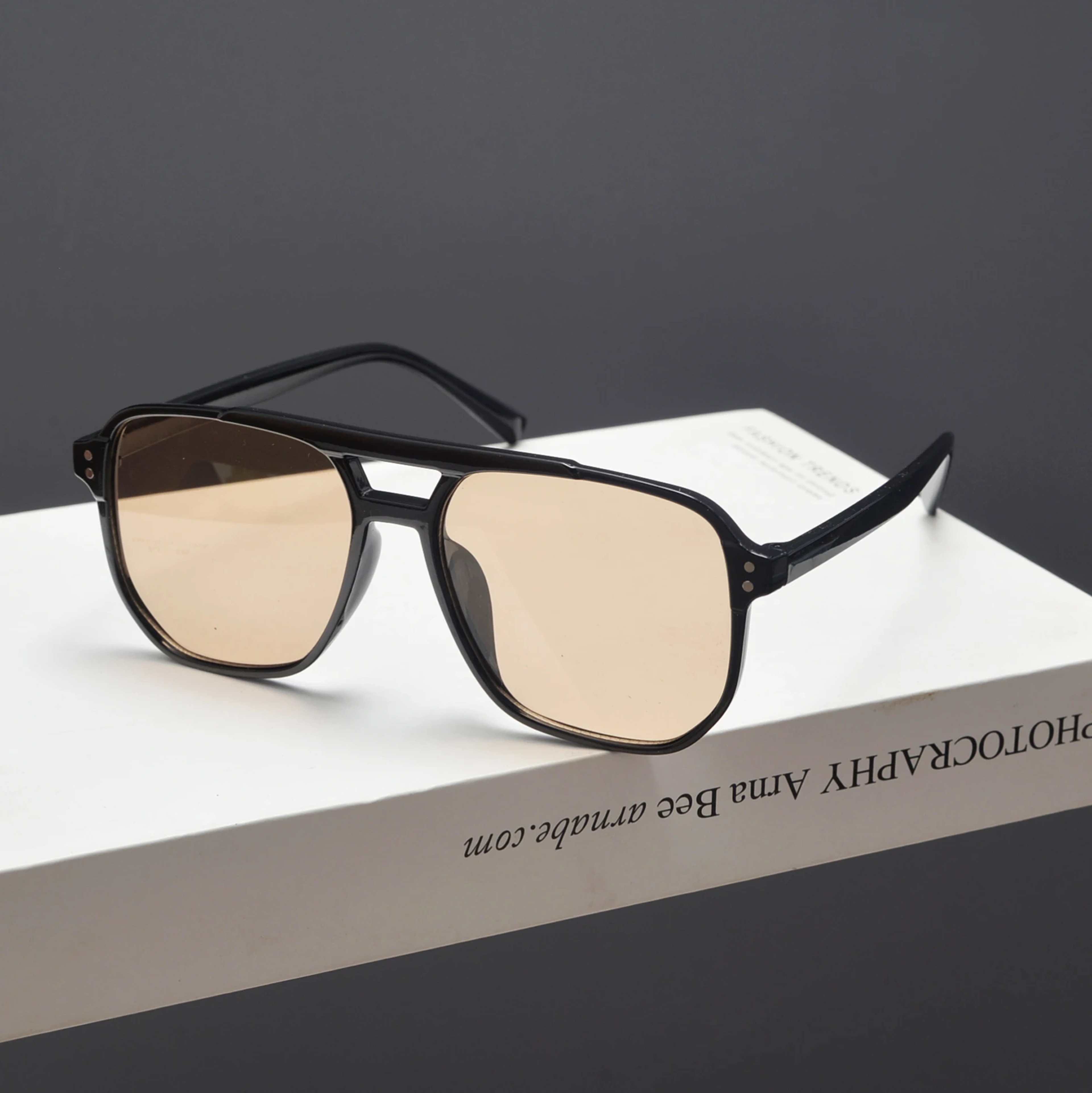 Aviara Double Bridge Pilot Sunglasses For Women  Men 9