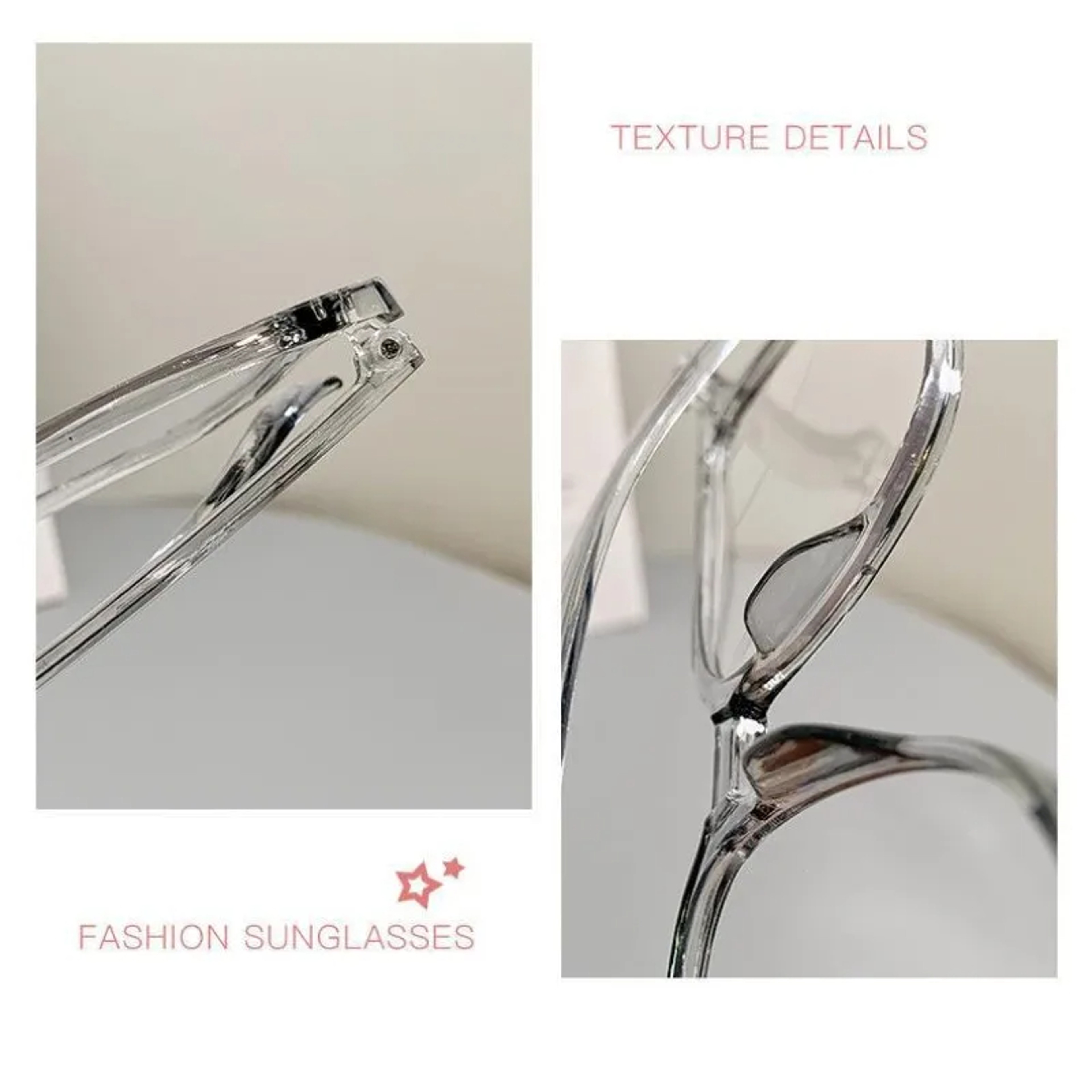 ClearView Round Blue Light Glasses For Men  Women Transparent Computer Glasses Frame 1