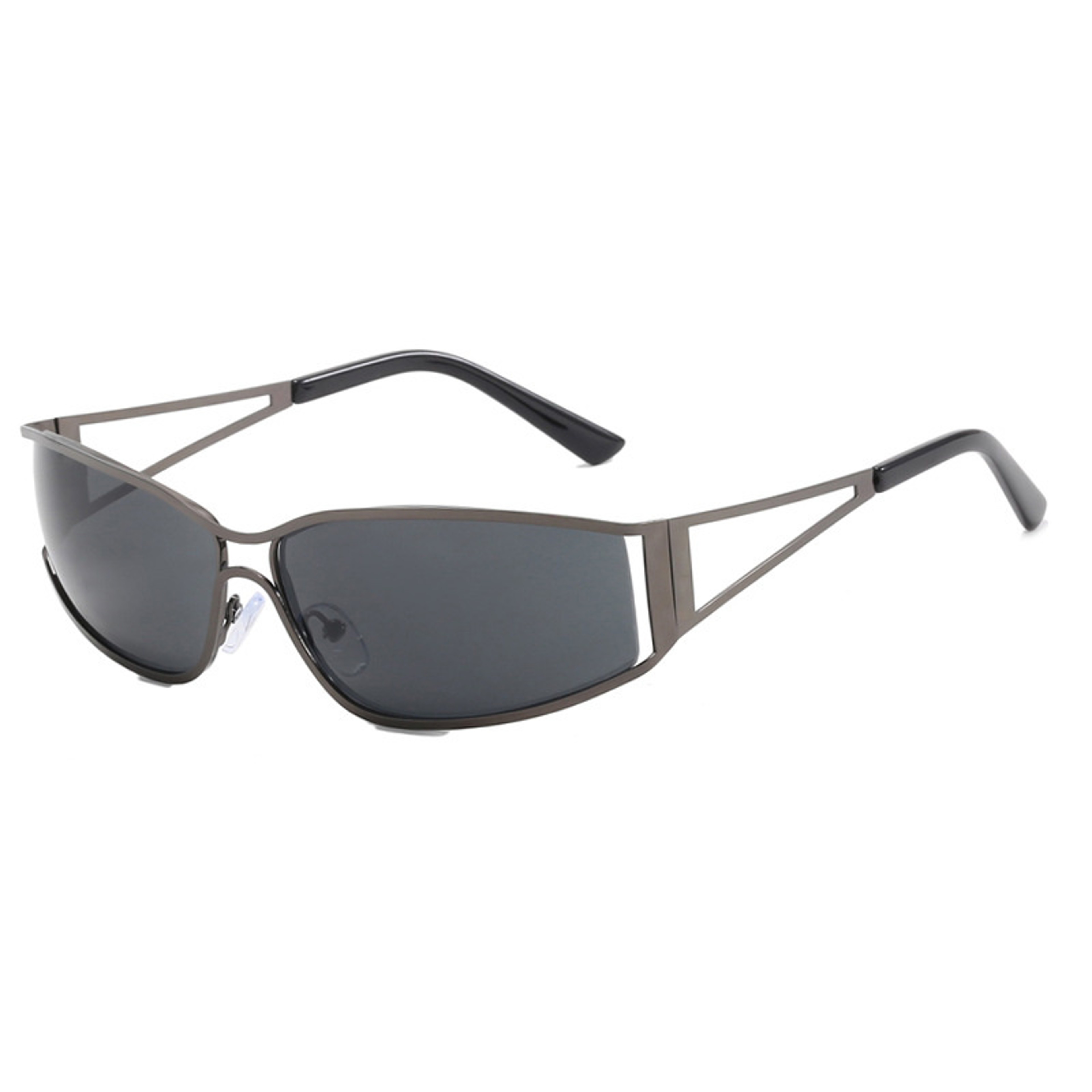 RetroShield Oversized Gradient Steampunk Sunglasses For Women  Men 6