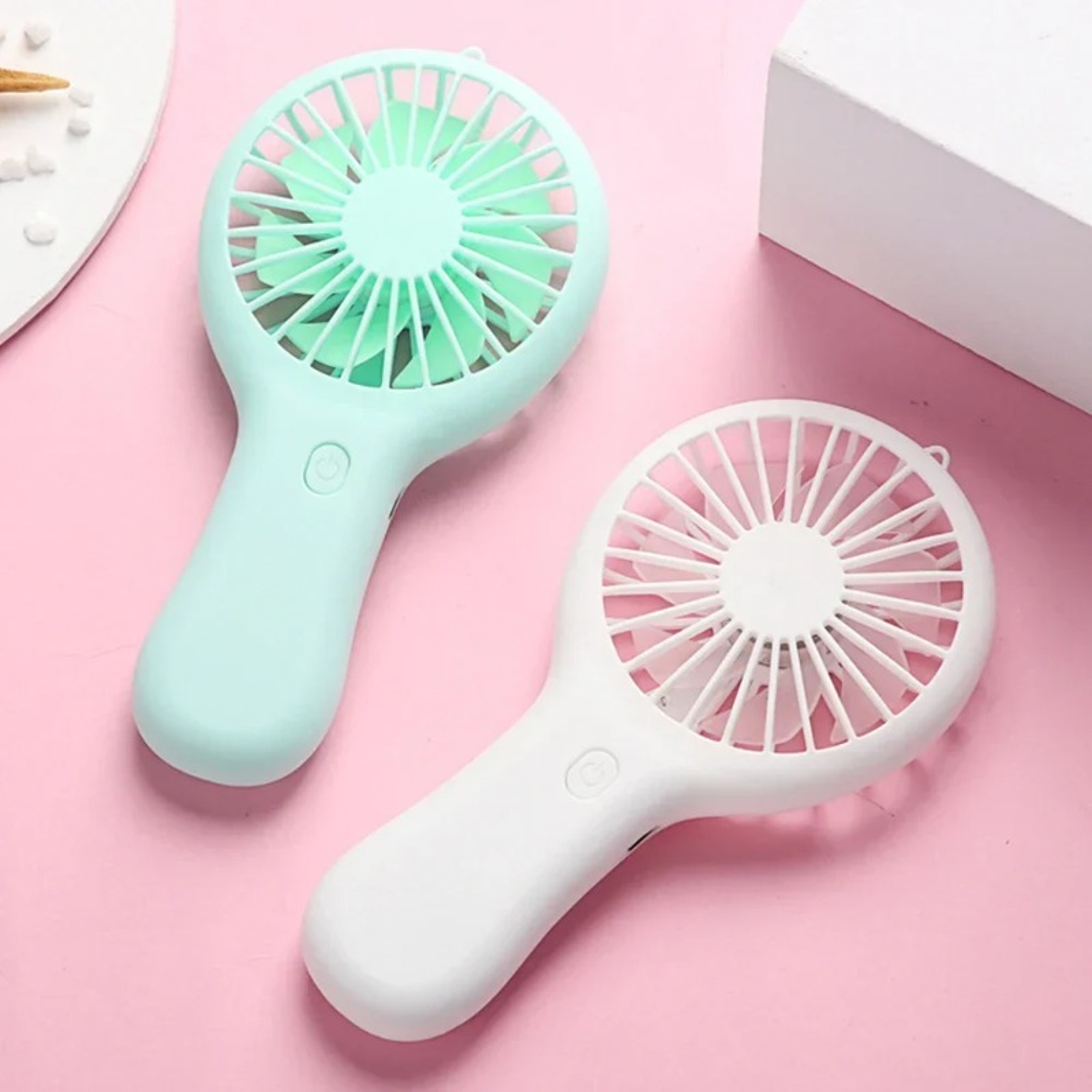 Portable Handheld Mini USB Fan Rechargeable Pocket Fan For Travel  Desk Cooling 3