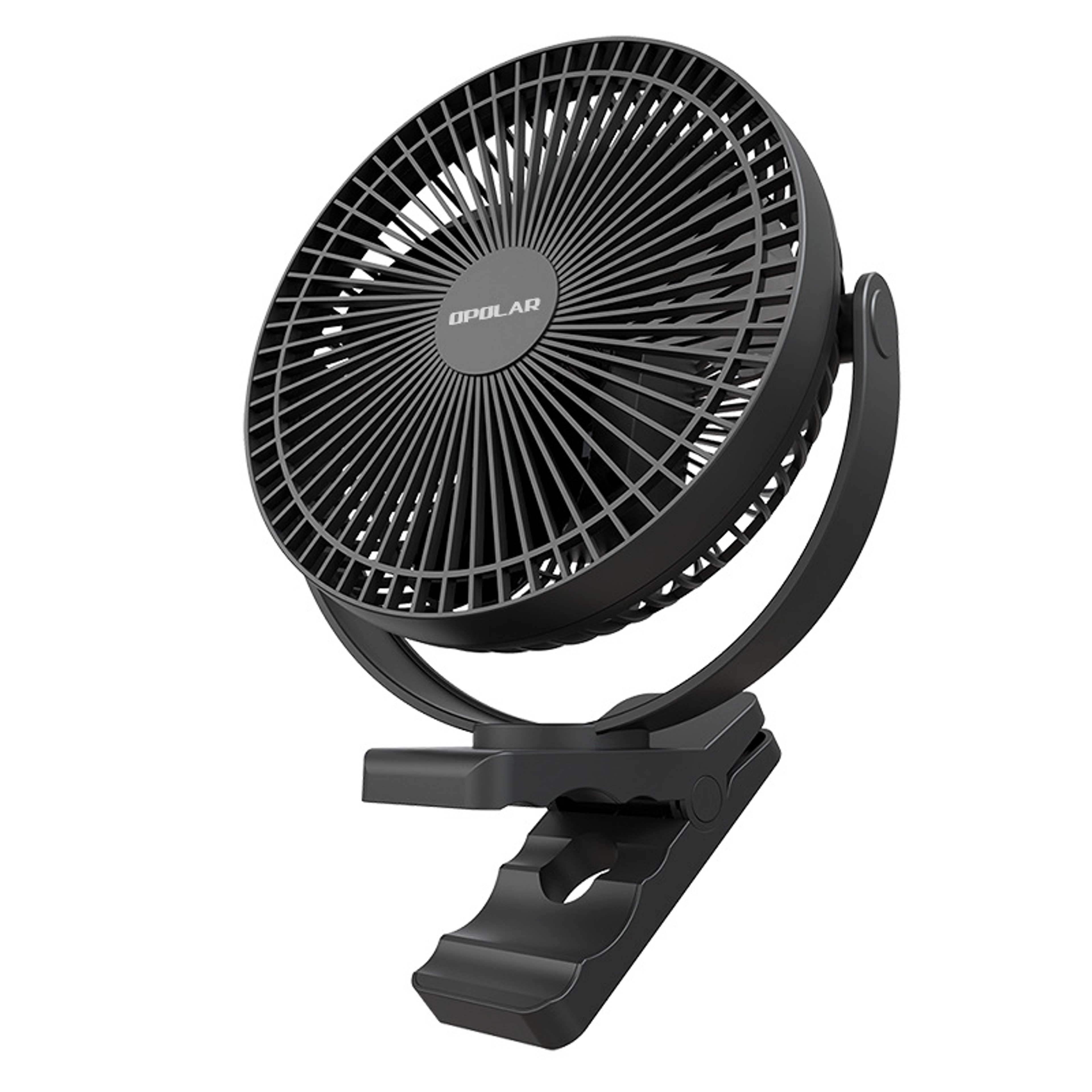 OPOLAR Rechargeable Clip Fan Portable USB Stroller  Camping Fan 6