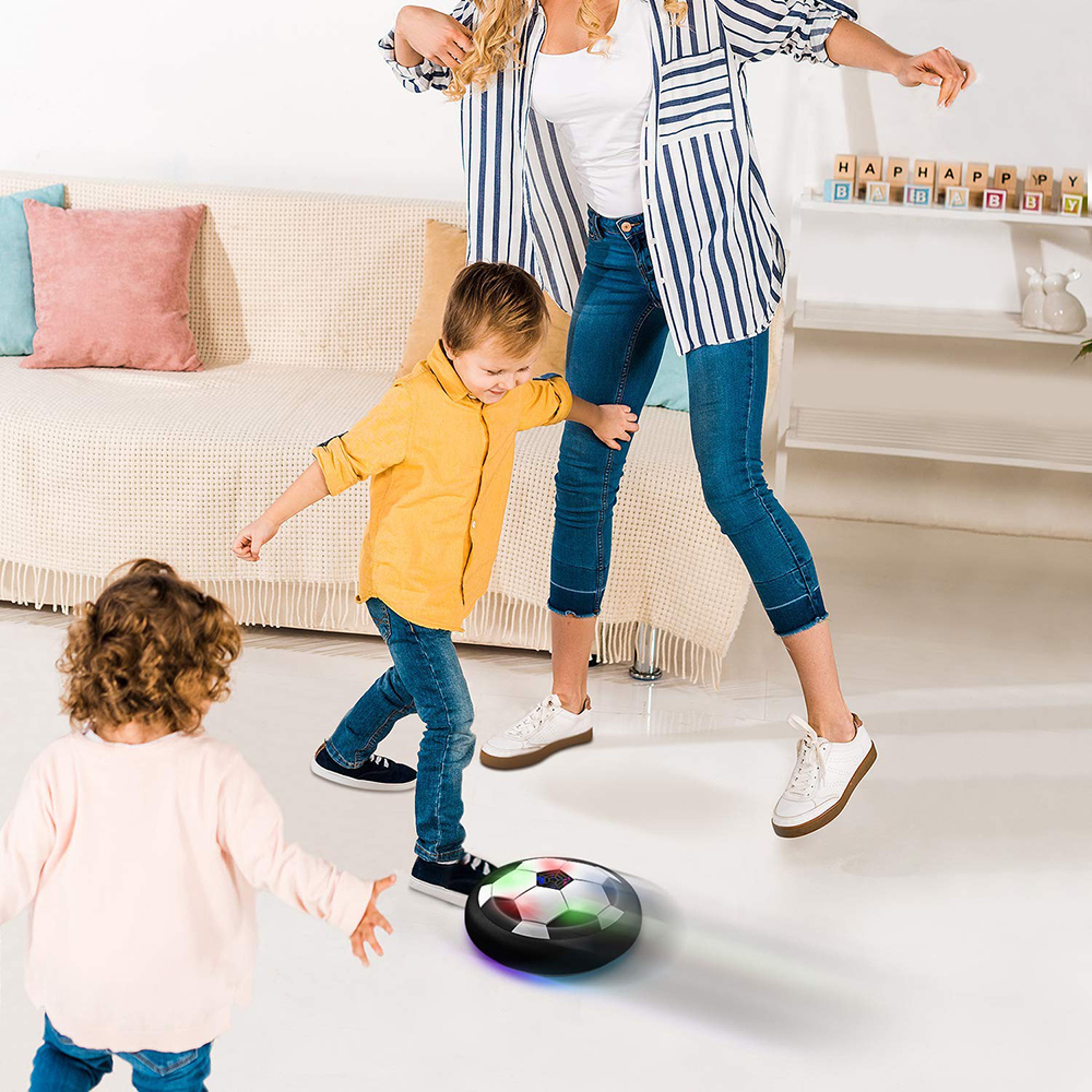 LED Hover Soccer Ball Air Power Indoor Outdoor Training Toy For Kids 5
