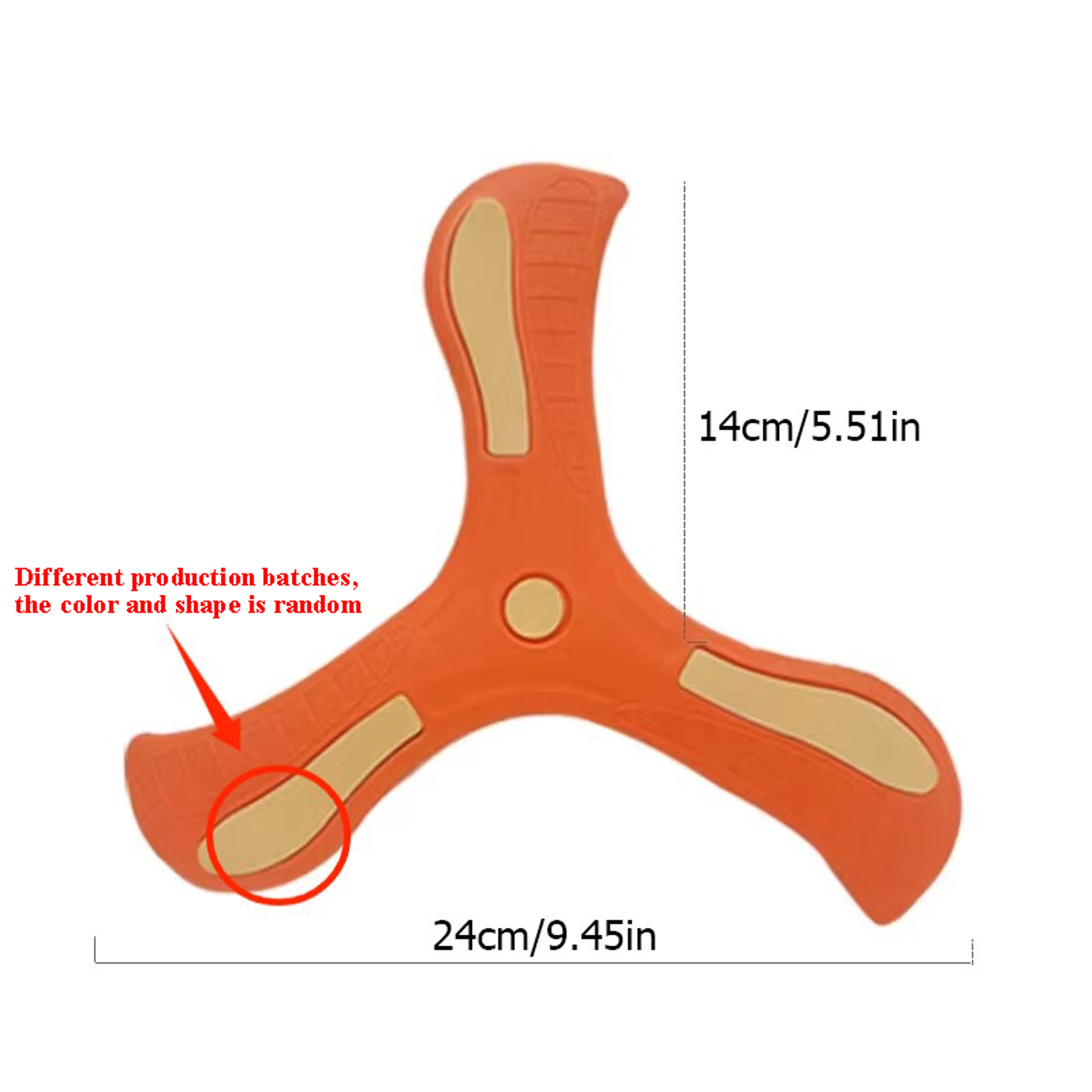 Soft EVA Boomerang Return Flying Disc Toy Outdoor Throwing Spinner Dart Game – view 6
