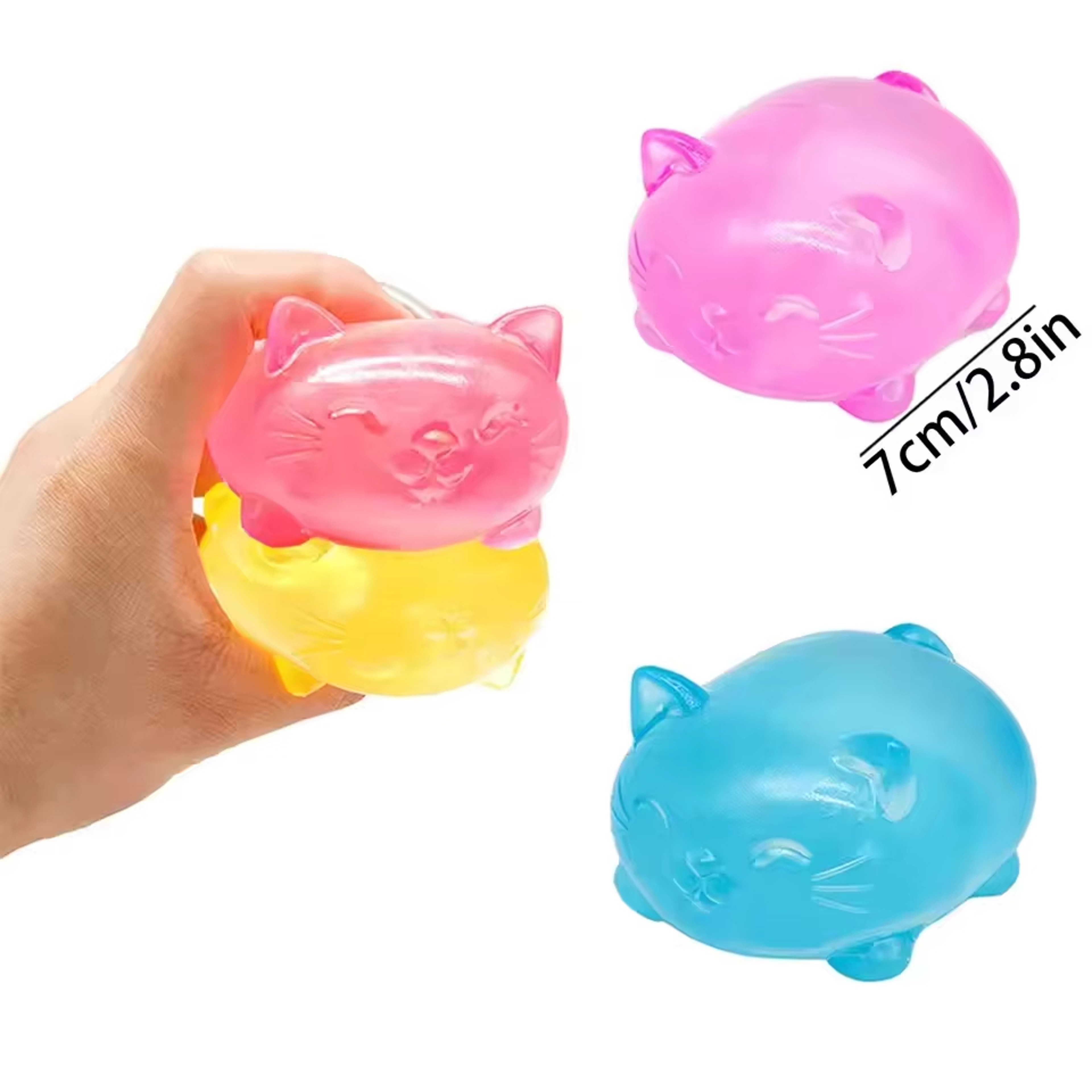Mini Cute Cat Squishy Stress Relief Fidget Toy For Desk Decompression 4