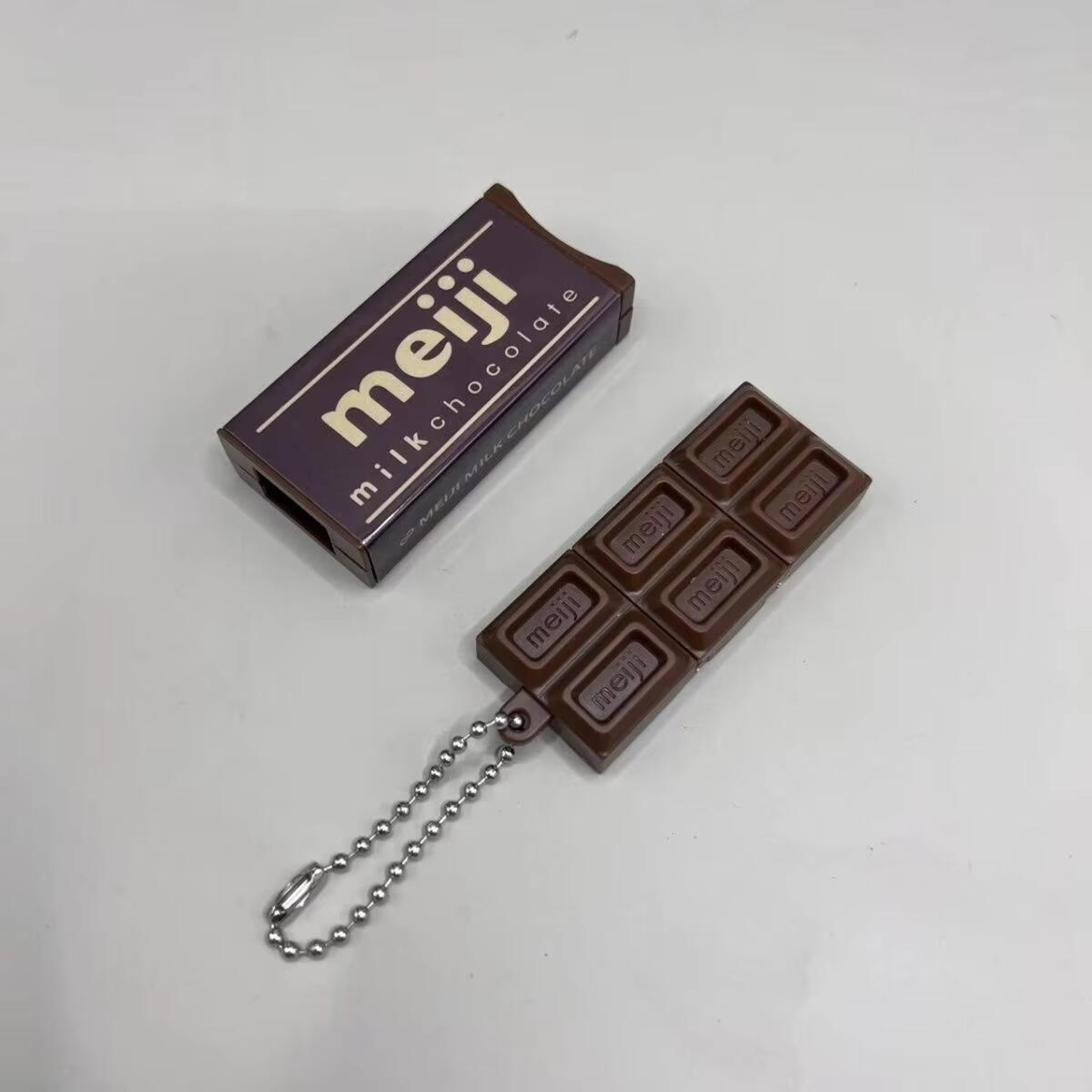 Japanese Chocolate Fidget Toy Stress Relief Snap Keychain Pendant 5